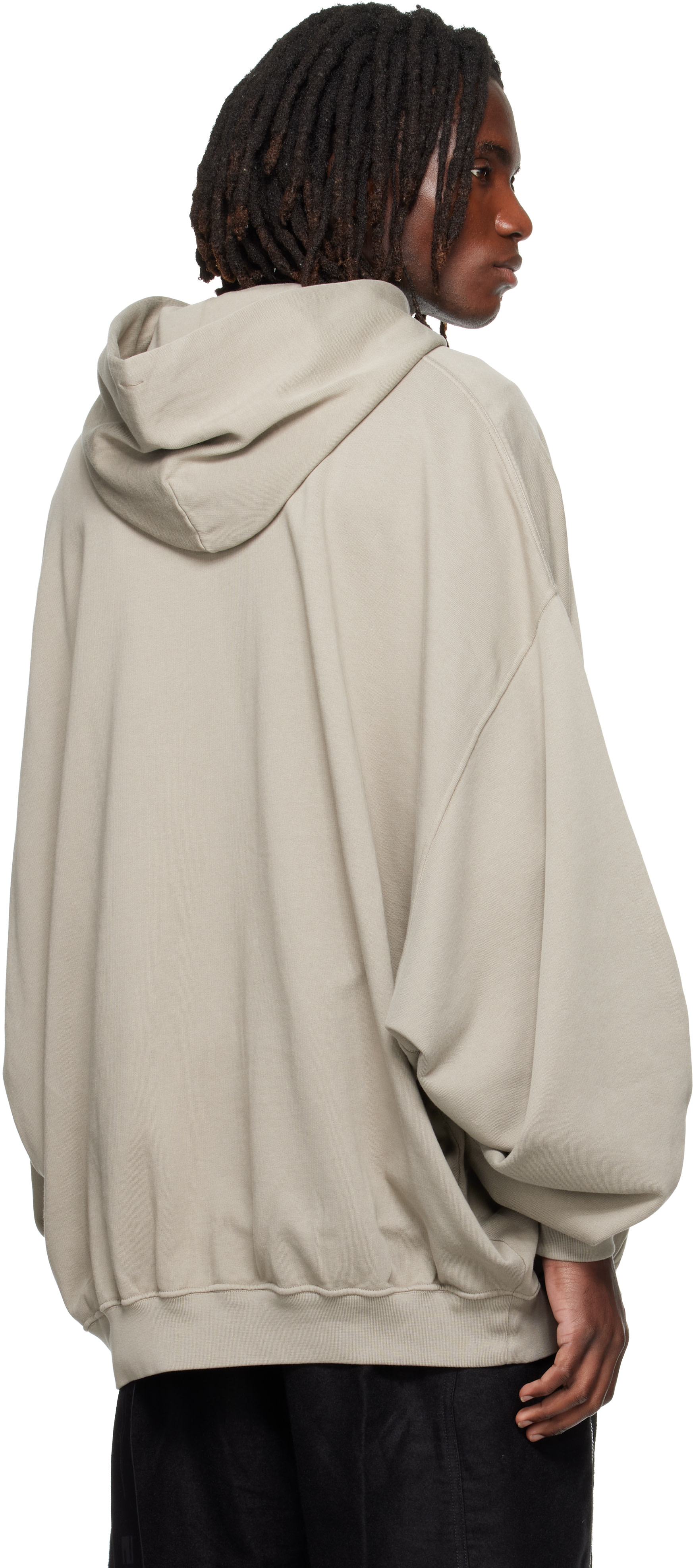 Rick Owens DRKSHDW - Pull à capuche Hun gris - Tower