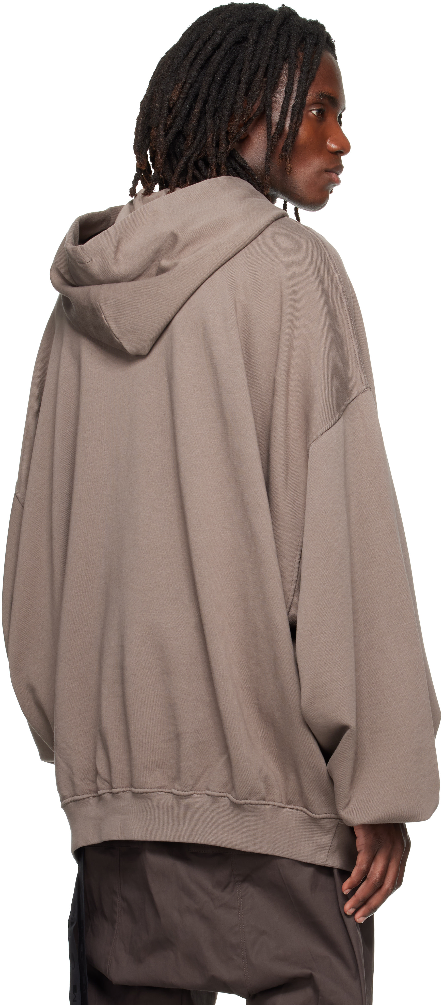 Rick Owens DRKSHDW - Pull à capuche Hun gris - Tower