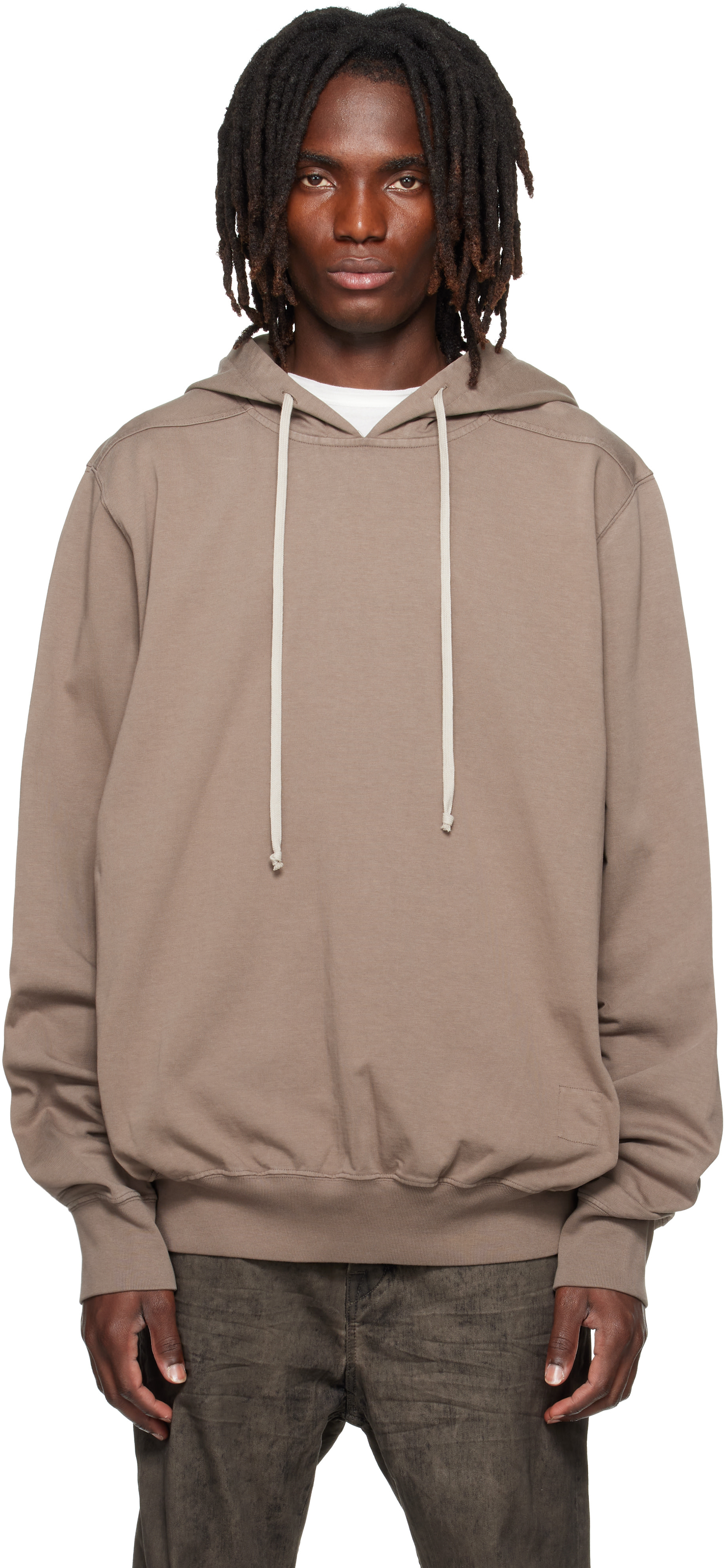 Rick Owens DRKSHDW: Gray Tower Oversized Hoodie | SSENSE