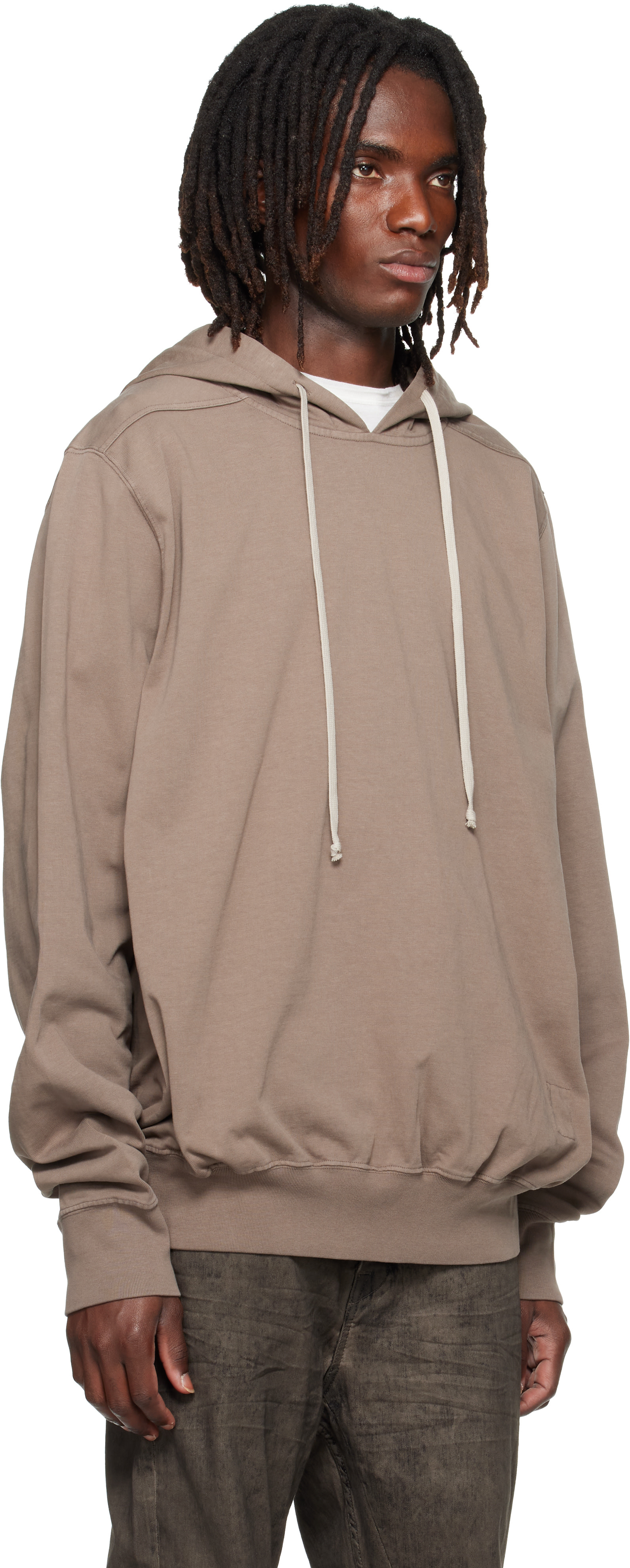 Rick Owens DRKSHDW: Gray Tower Oversized Hoodie | SSENSE