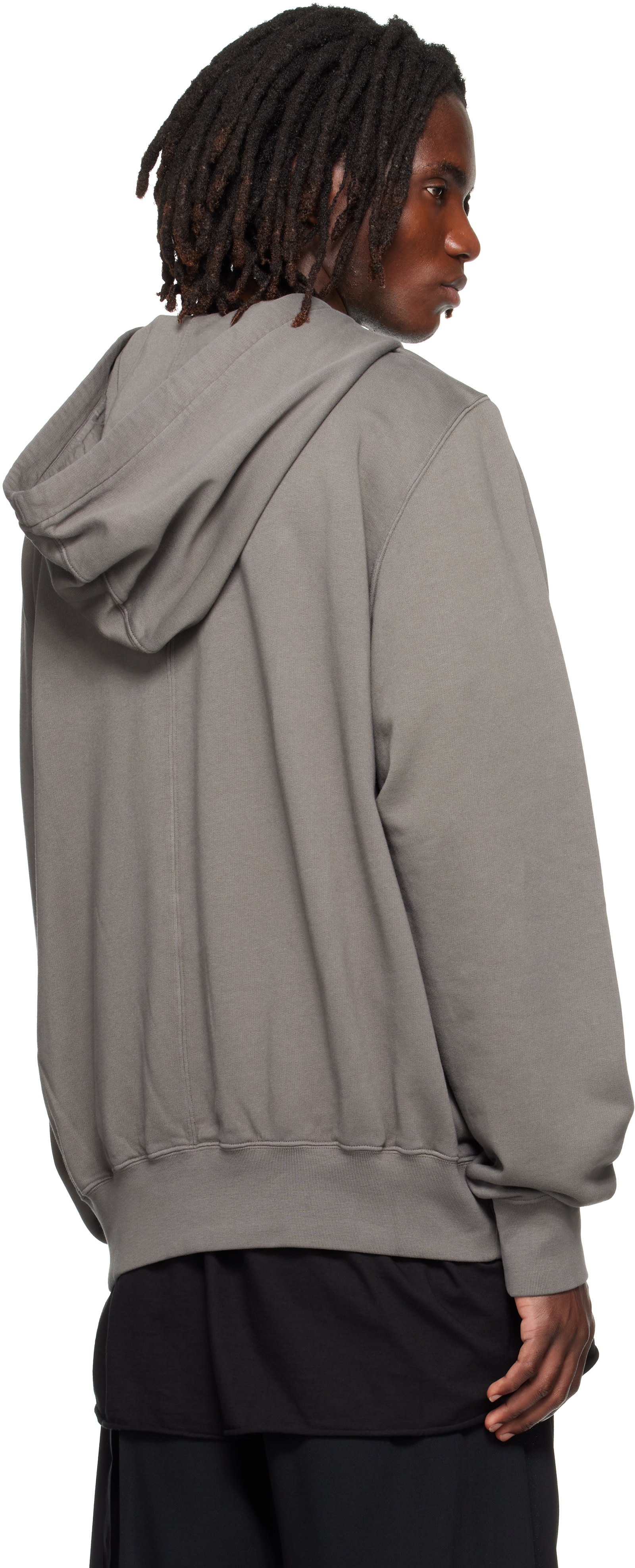 Rick Owens DRKSHDW: グレー Tower オーバーサイズ フーディ | SSENSE 日本