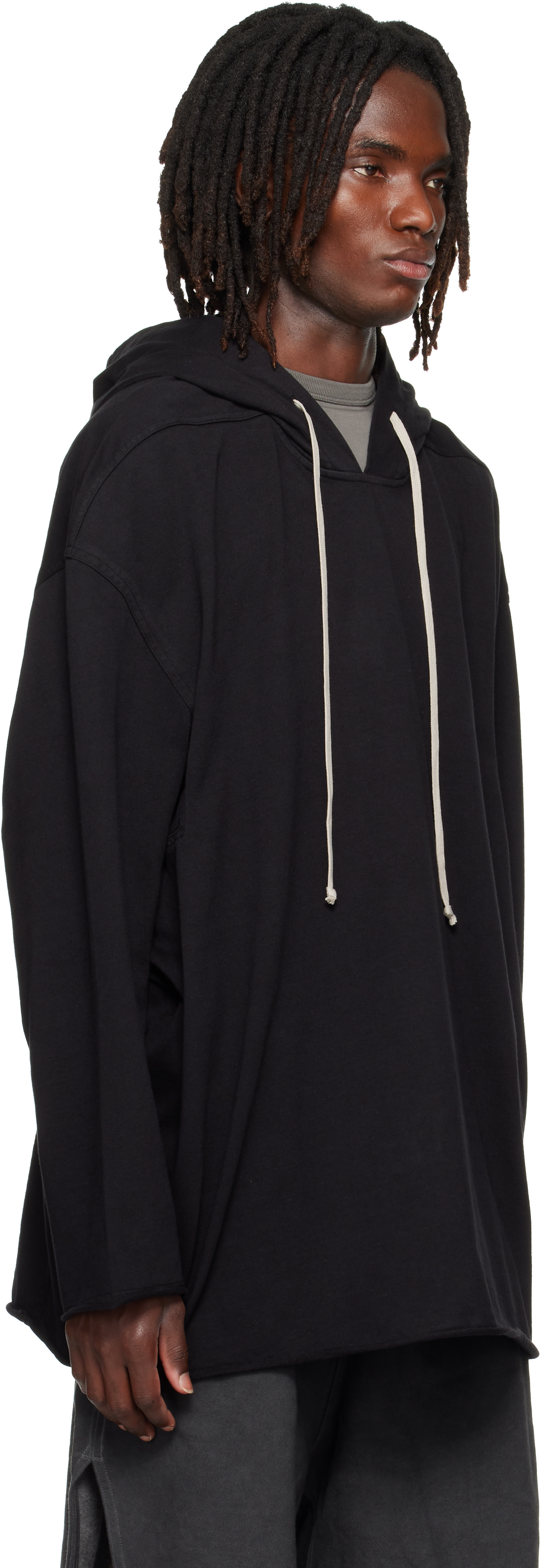Rick Owens DRKSHDW - Pull à capuche Peter noir - Tower