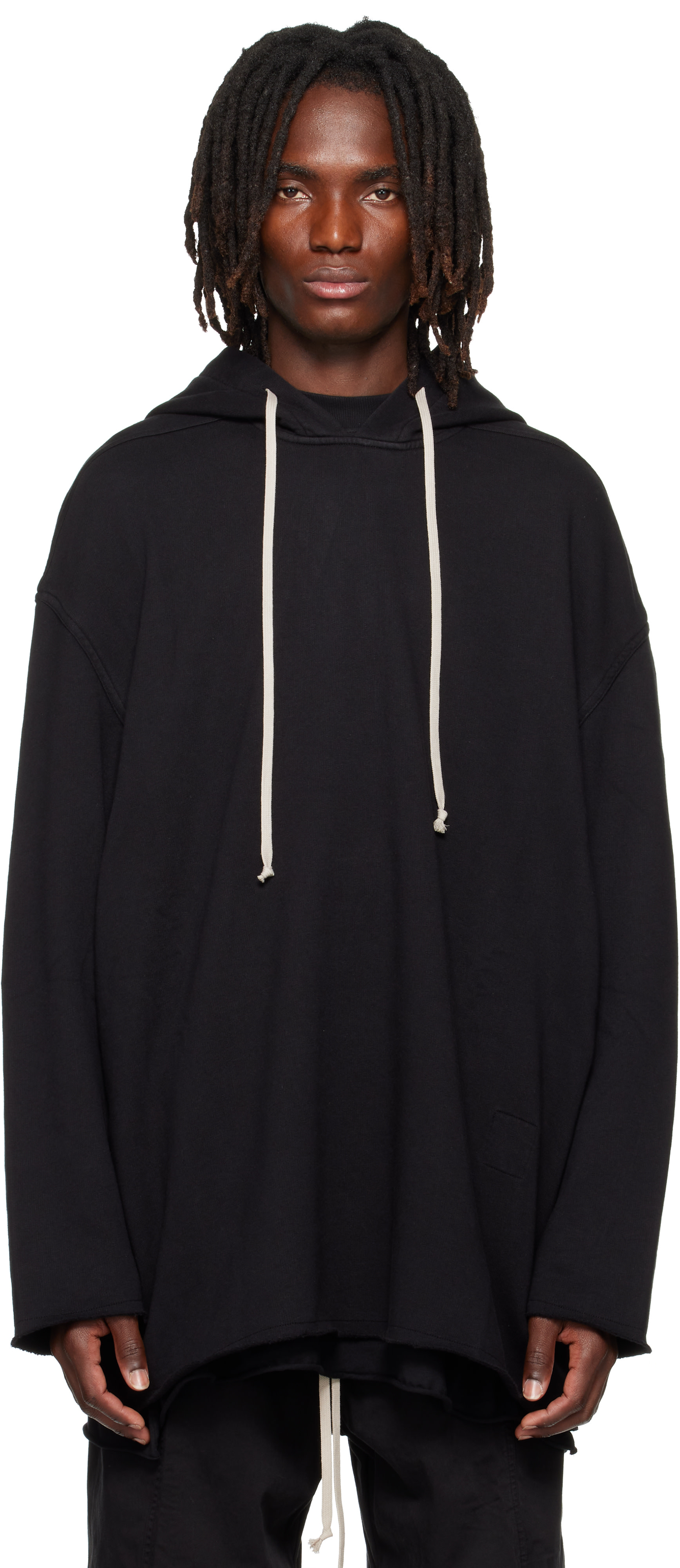 Rick Owens DRKSHDW - Pull à capuche Peter noir - Tower