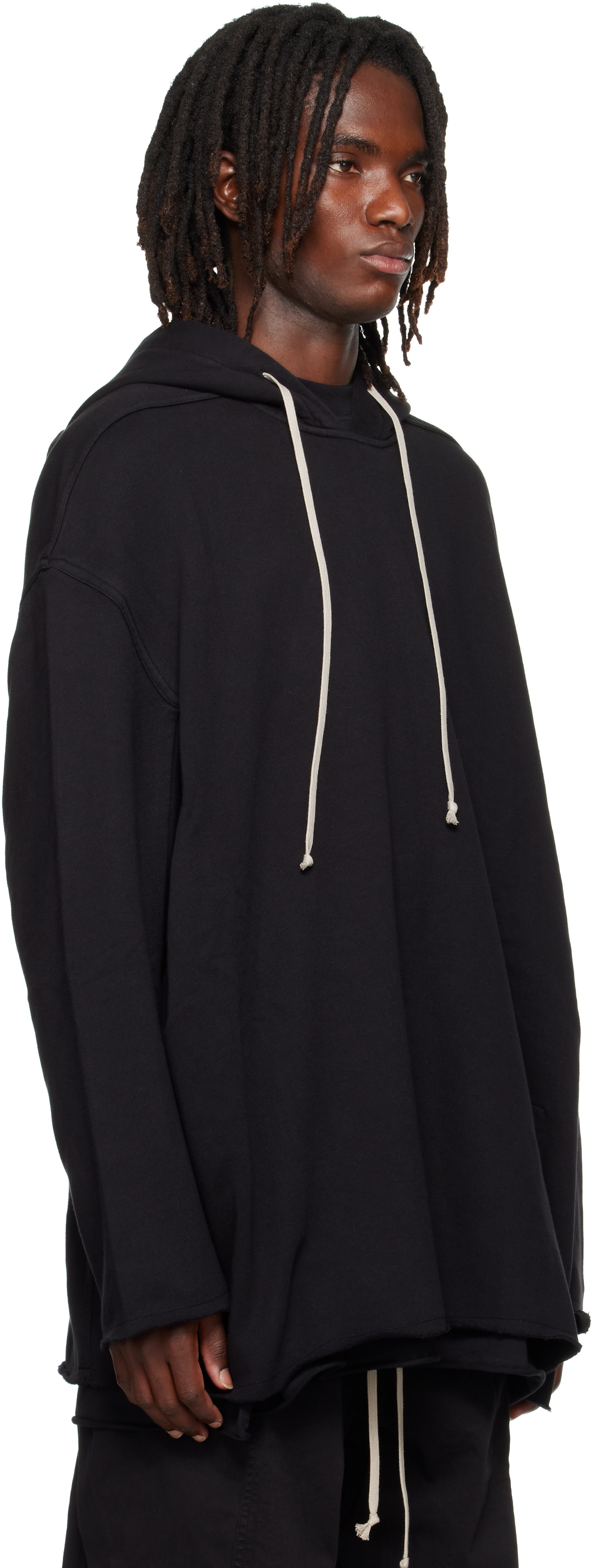 Rick Owens DRKSHDW - Pull à capuche Peter noir - Tower