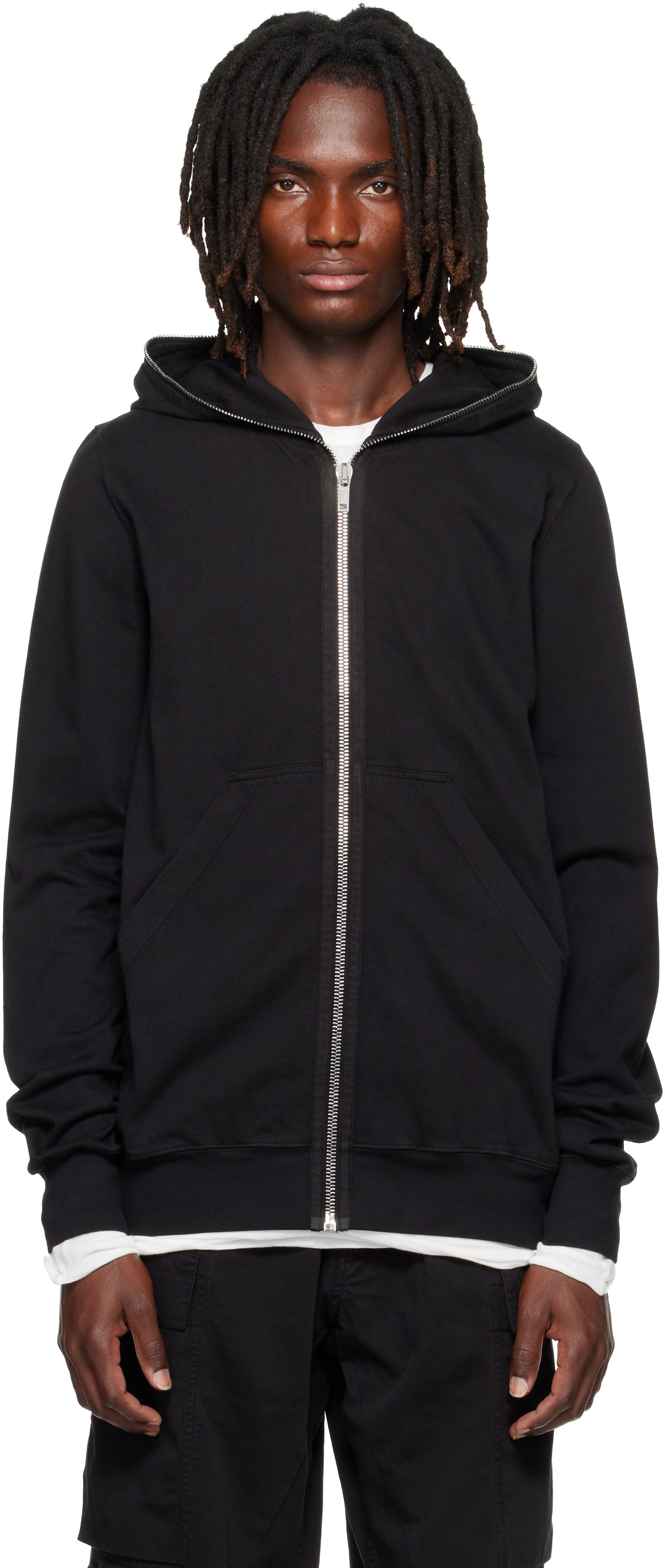 Rick Owens DRKSHDW - Pull à capuche noir - Tower