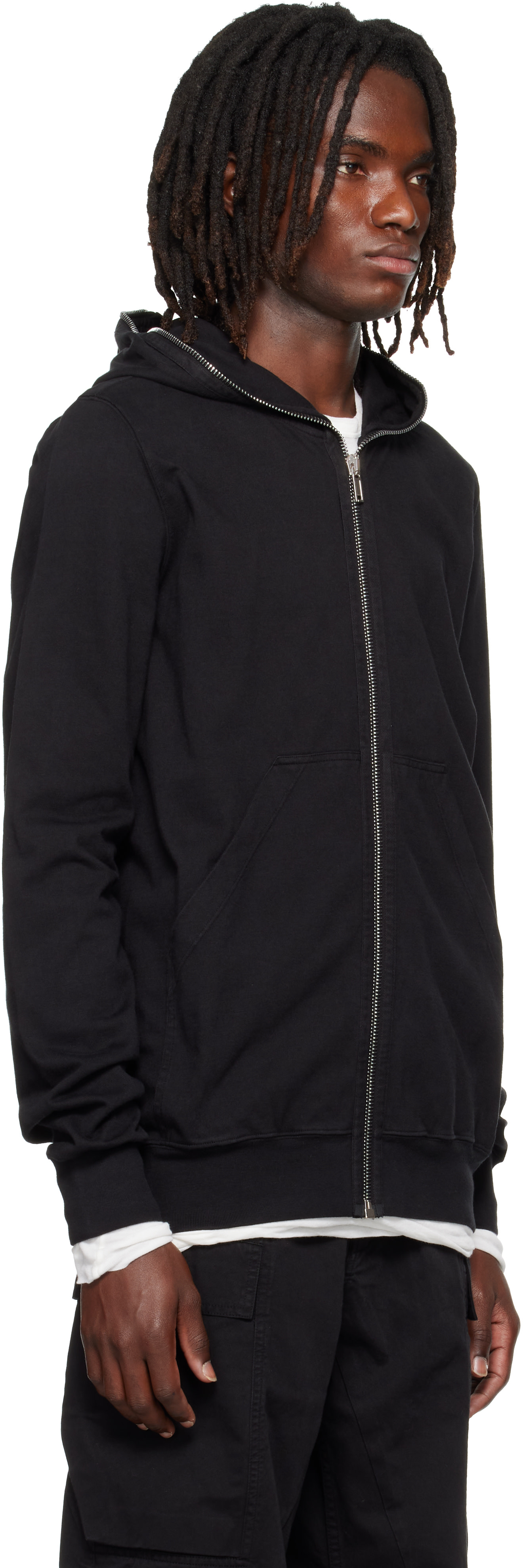 Rick Owens DRKSHDW - Pull à capuche noir - Tower