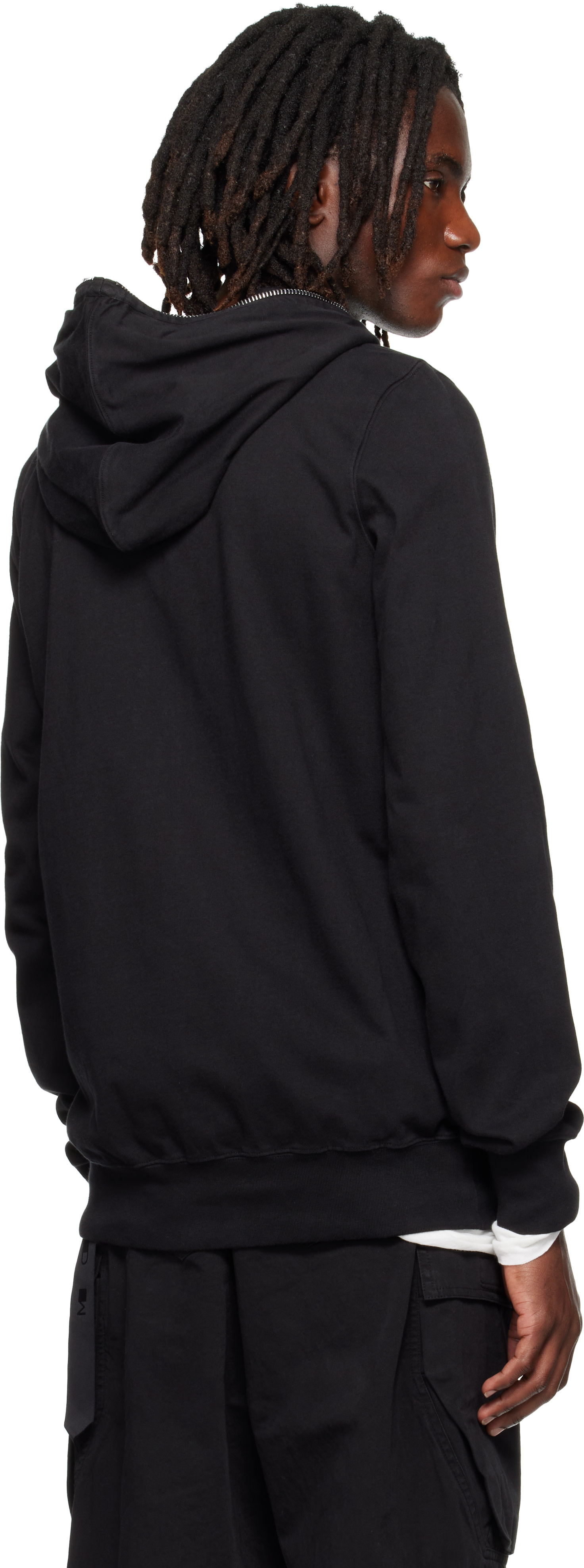 Rick Owens DRKSHDW - Pull à capuche noir - Tower