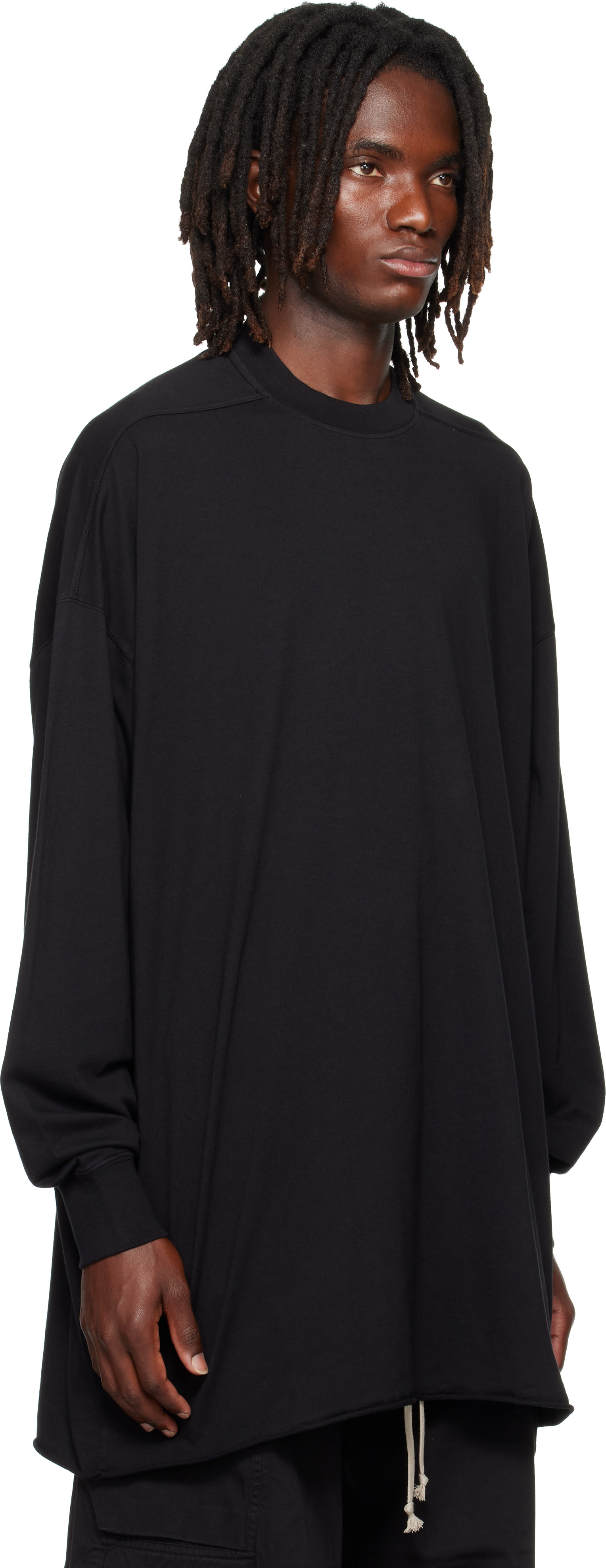 Rick Owens DRKSHDW - Pull molletonné Tommy noir - Tower