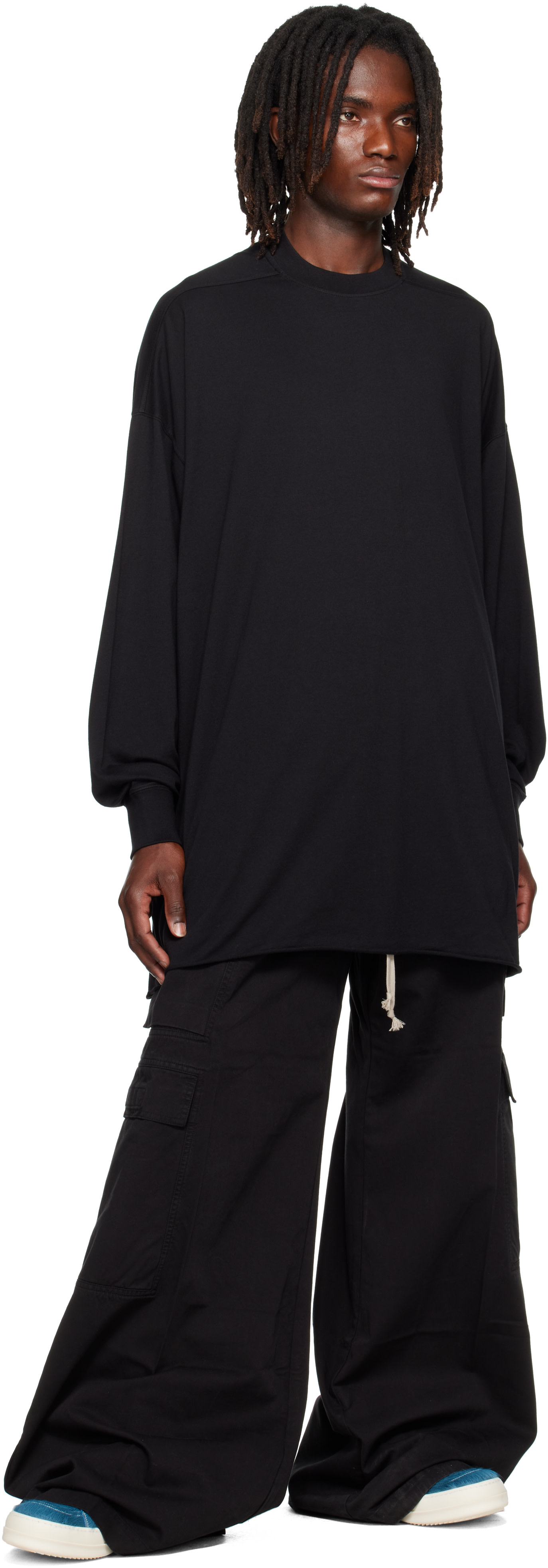 Rick Owens - Baskets rétro bleues - Tower
