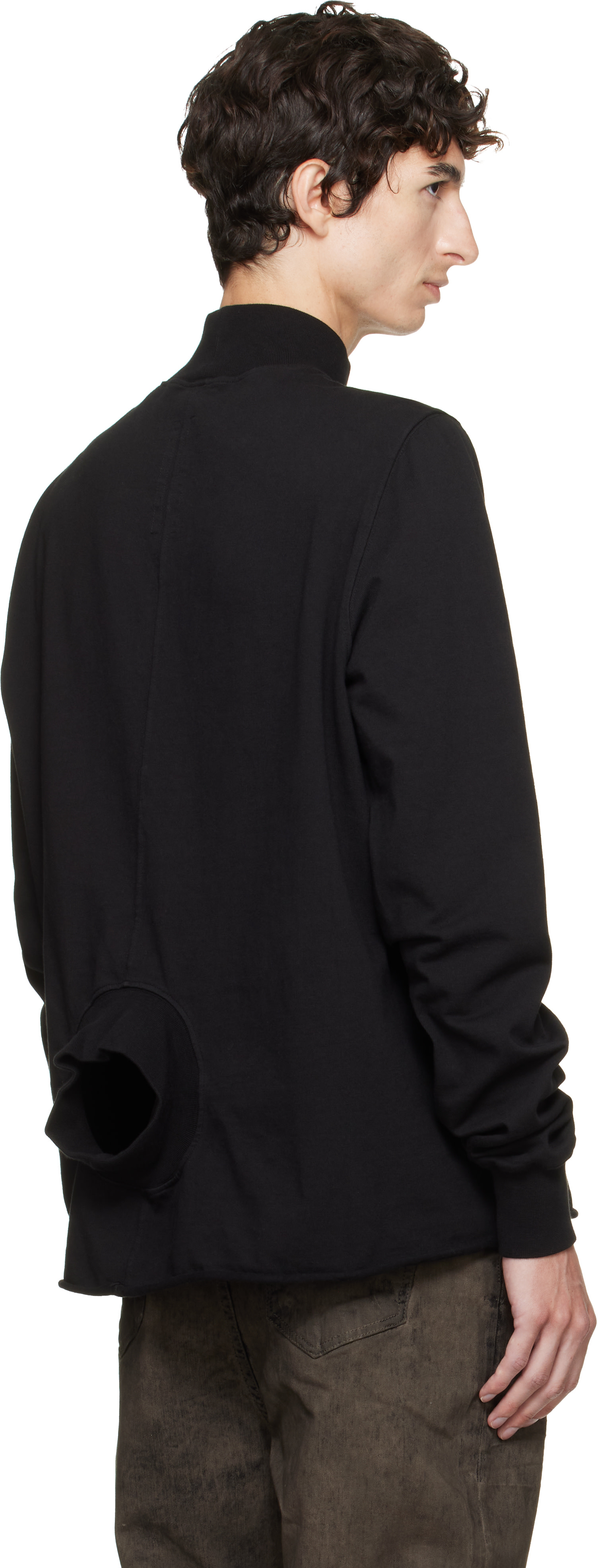 Rick Owens DRKSHDW - Pull molletonné Headon DBL noir - Tower