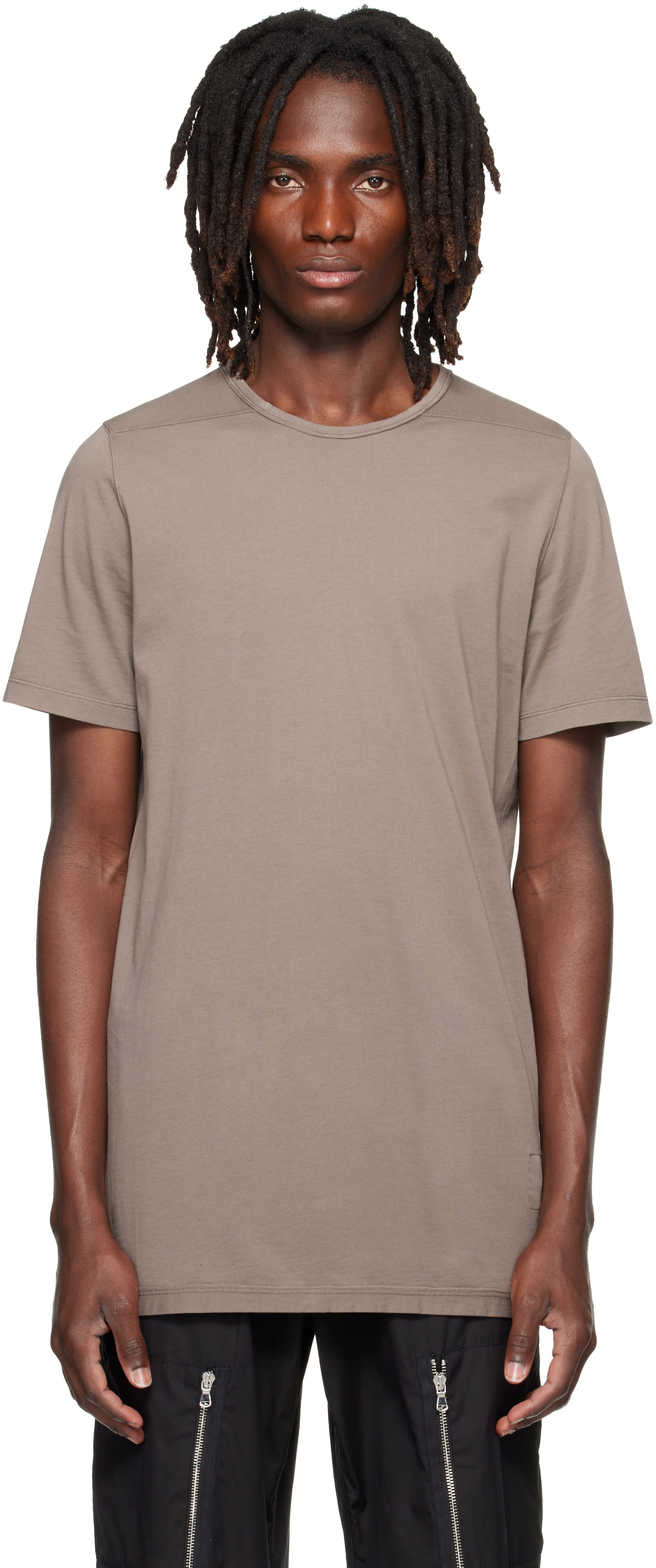 Rick Owens DRKSHDW: Gray Tower Level T-shirt | SSENSE