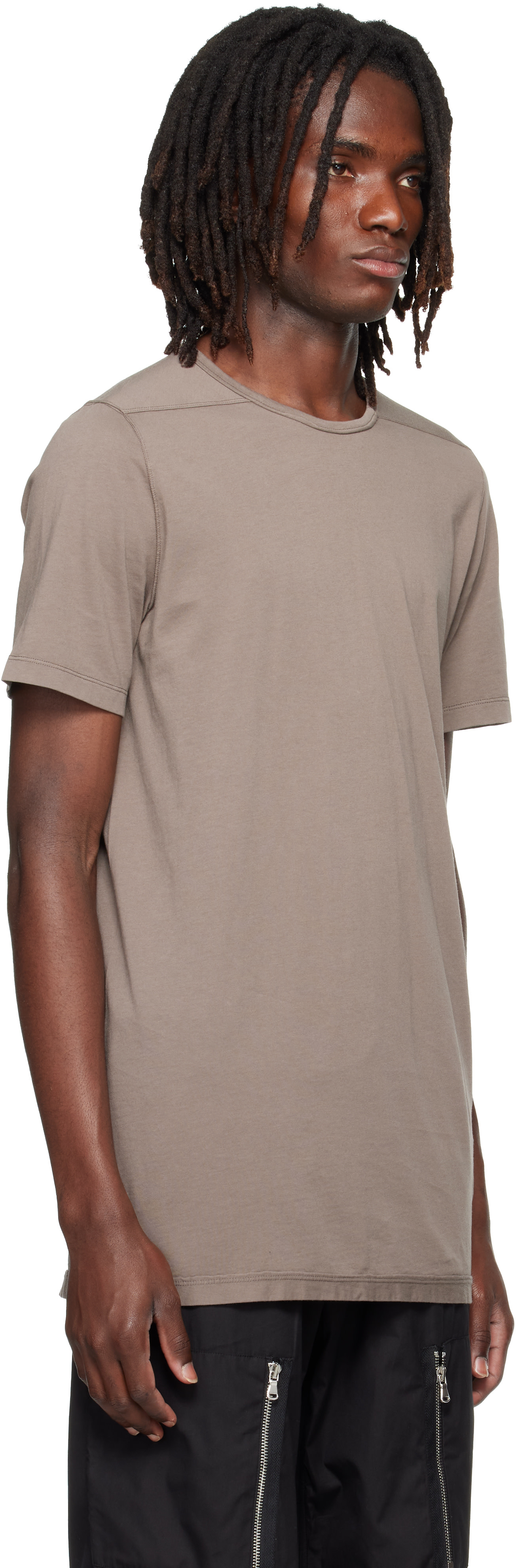 Rick Owens DRKSHDW: Gray Tower Level T-shirt | SSENSE