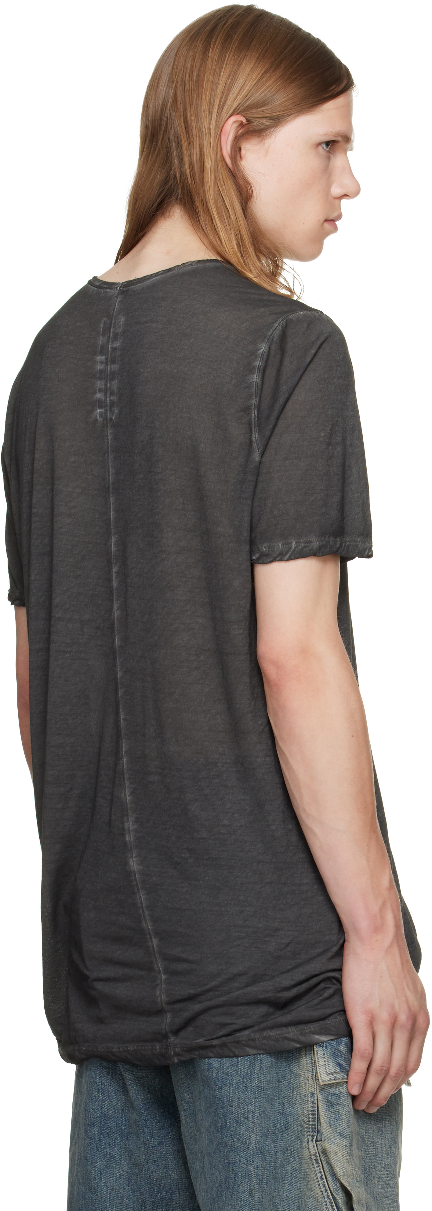 Rick Owens DRKSHDW: Black Tower Level T-shirt | SSENSE