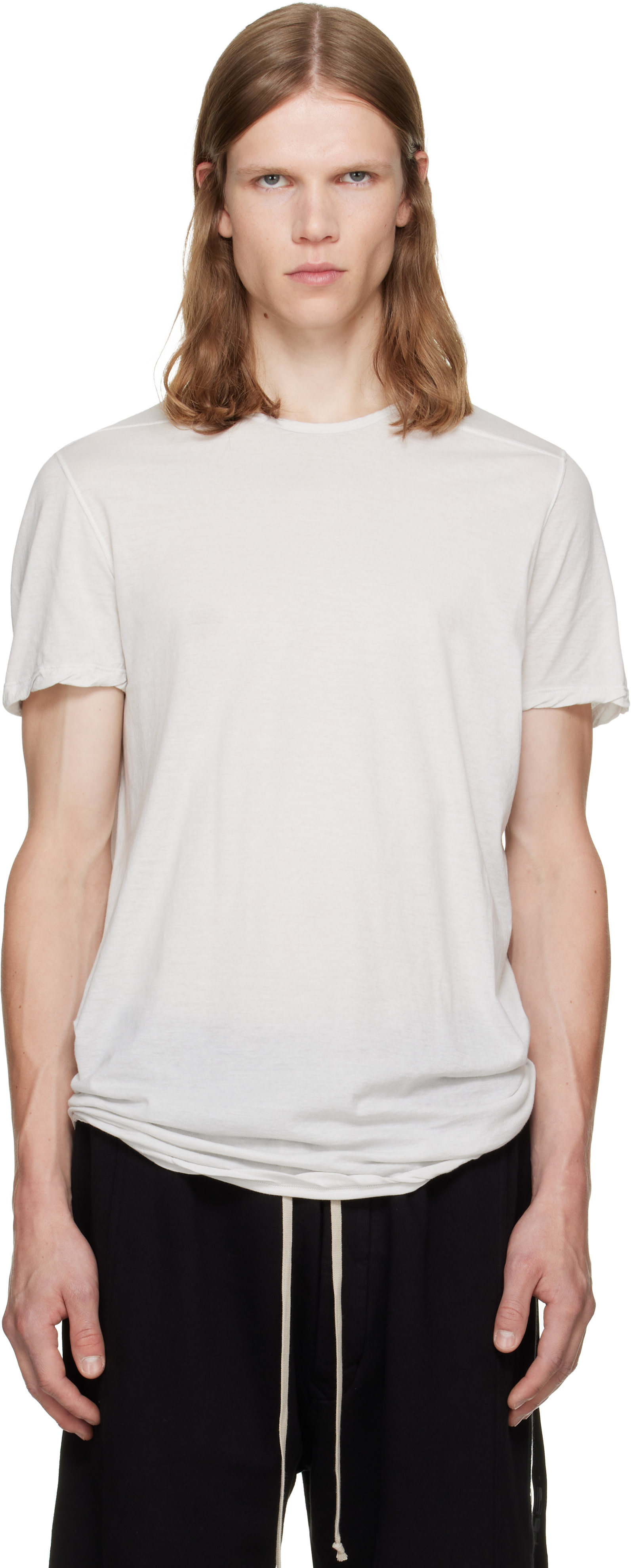 【確実本物/状態考慮】Rick owens DRKSHDW LEVEL T XS Rick Owens DRKSHDW: White Tower Level T-shirt | SSENSE