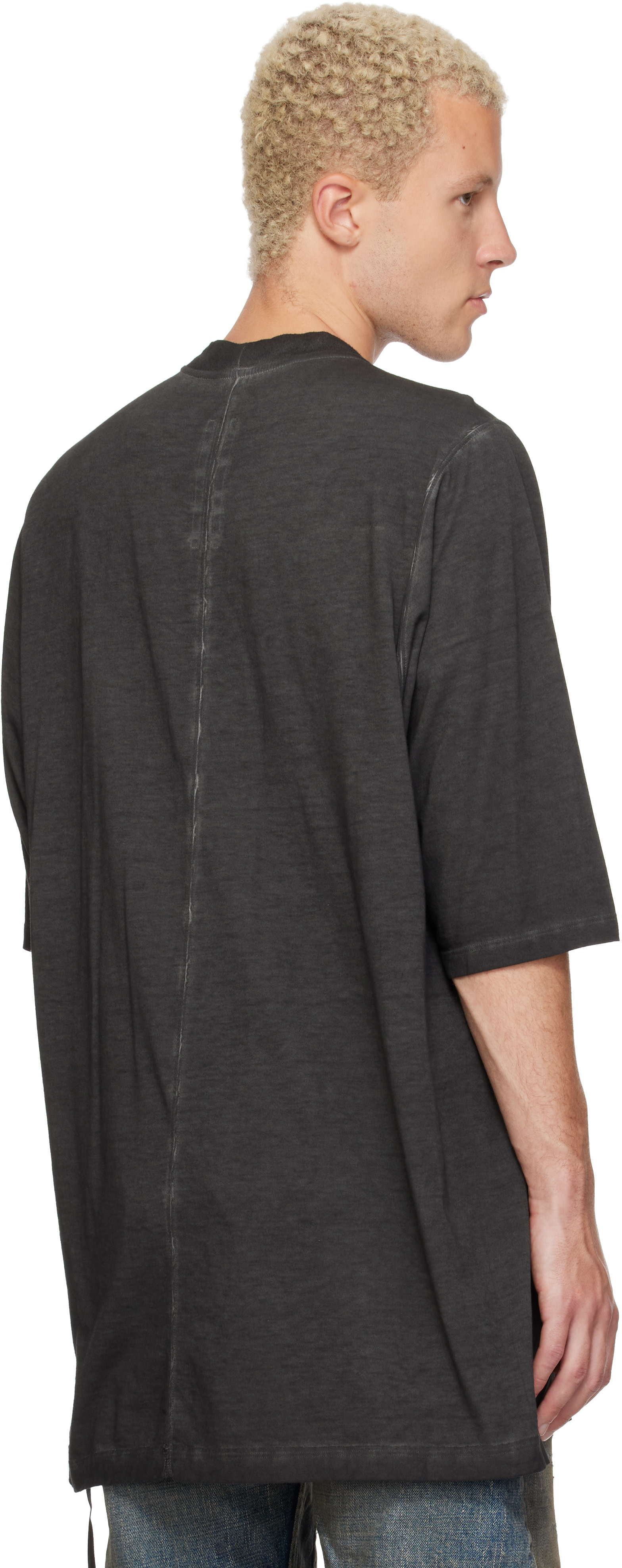 Rick Owens DRKSHDW: ブラック Tower Jumbo S/S Tシャツ | SSENSE 日本