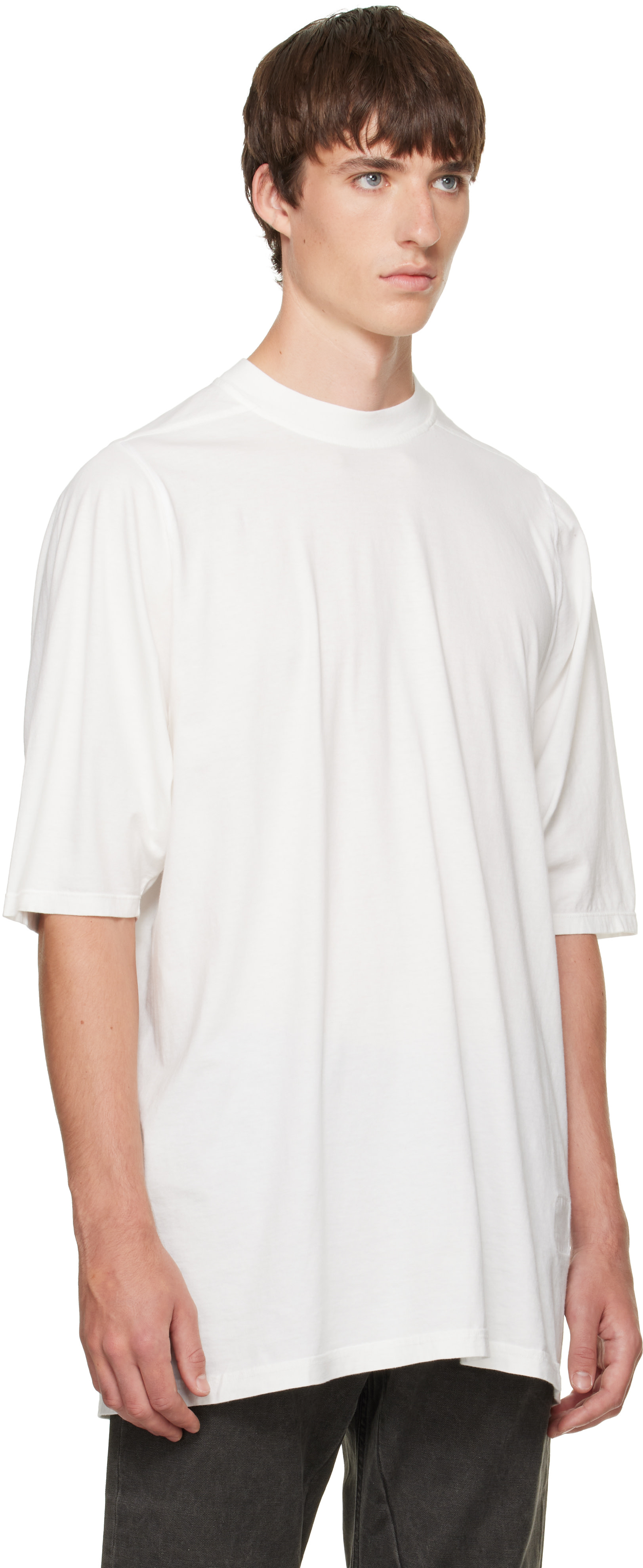 Rick Owens DRKSHDW: White Tower Jumbo SS T-shirt | SSENSE
