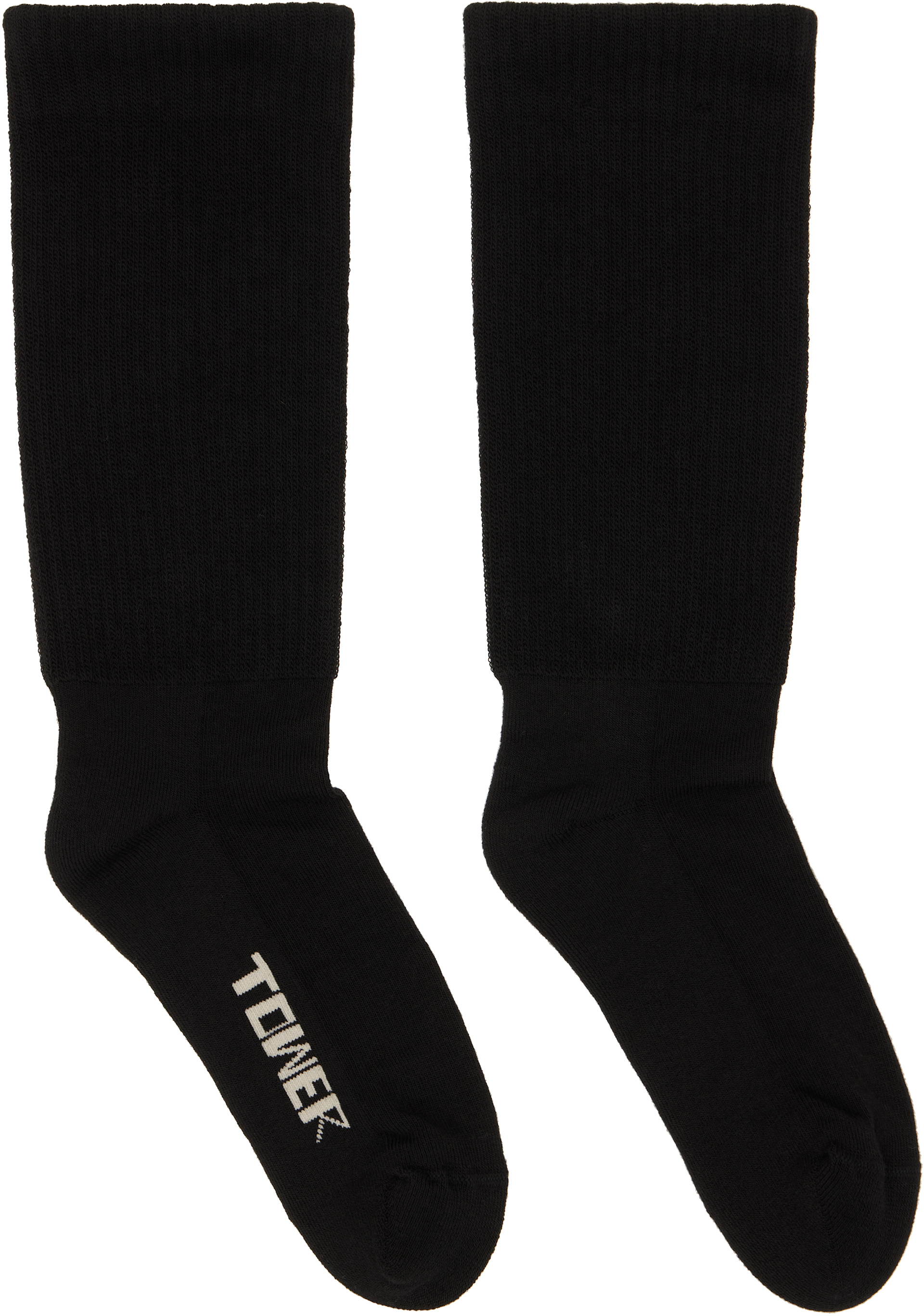 Rick Owens Drkshdw - 블랙 타워 양말