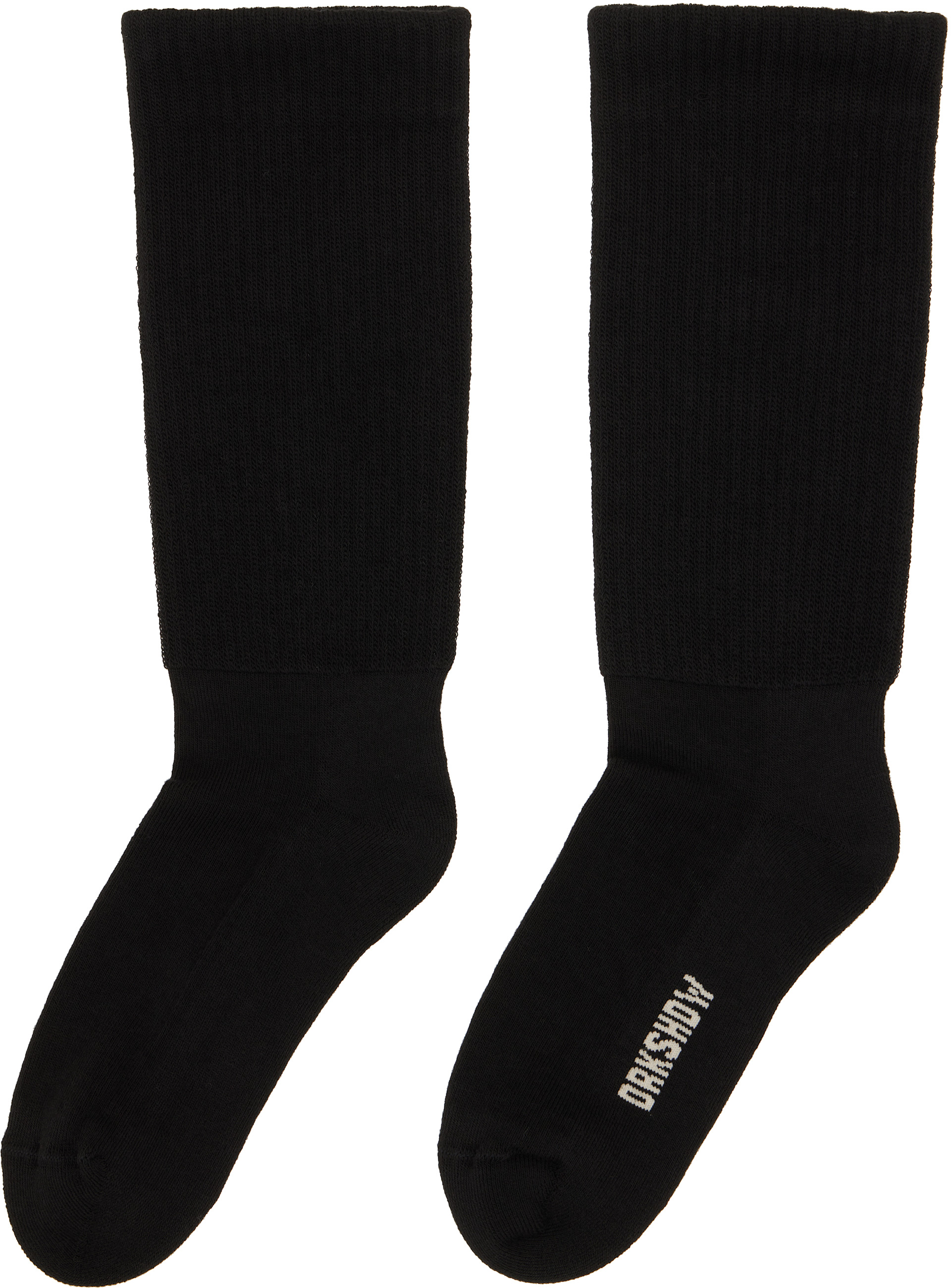 Rick Owens Drkshdw - 블랙 타워 양말