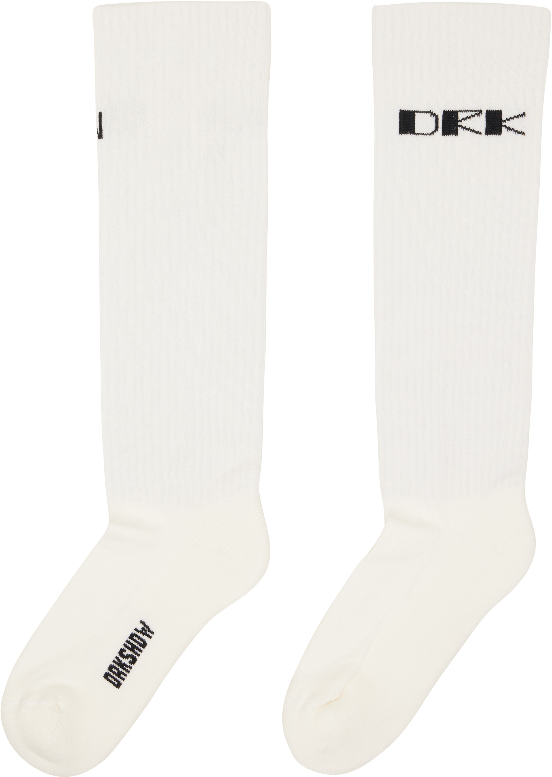 Rick Owens DRKSHDW: White Tower 'DRKSHDW' Socks | SSENSE