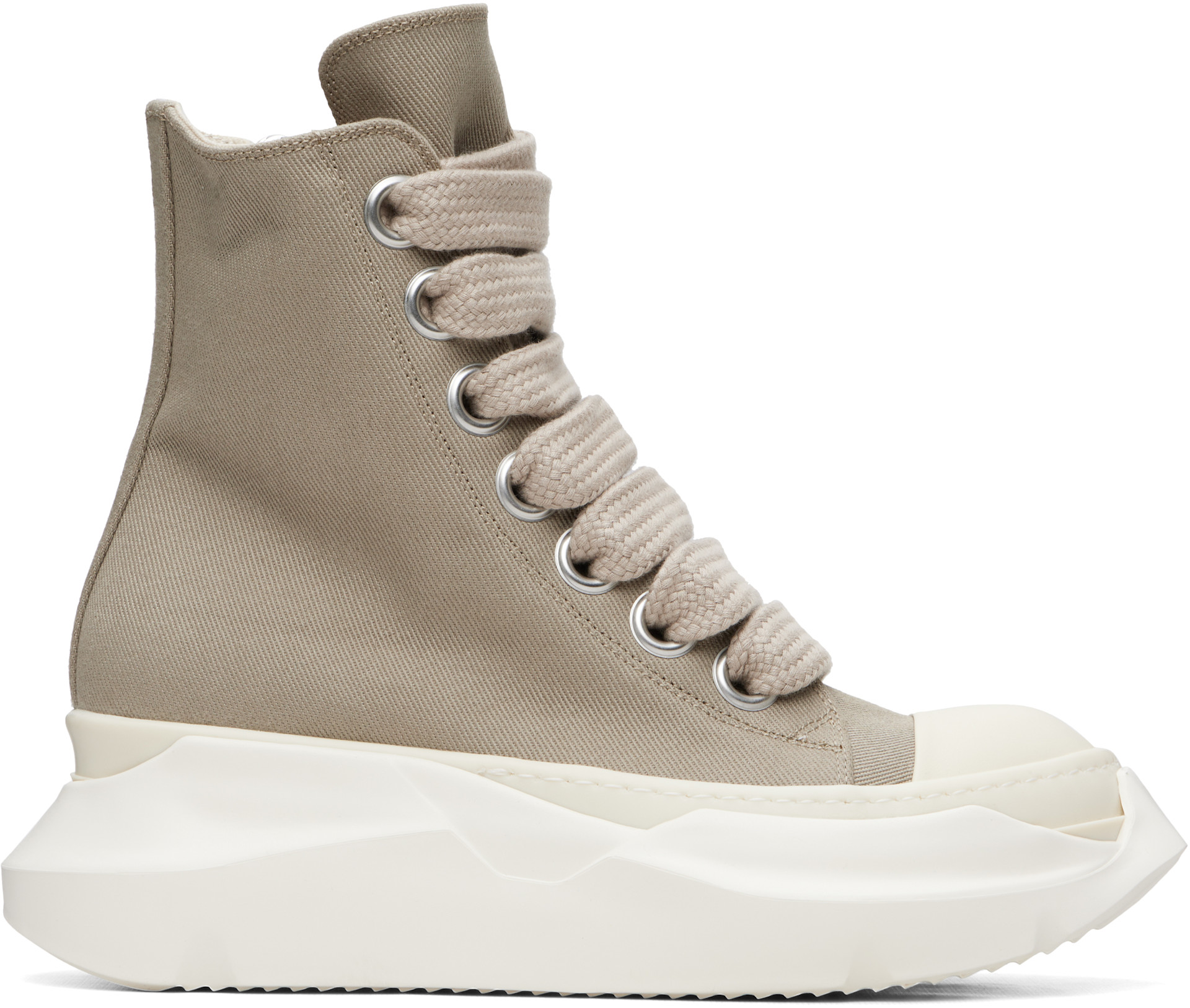Rick Owens DRKSHDW: トープ Tower Jumbolace Abstract スニーカー