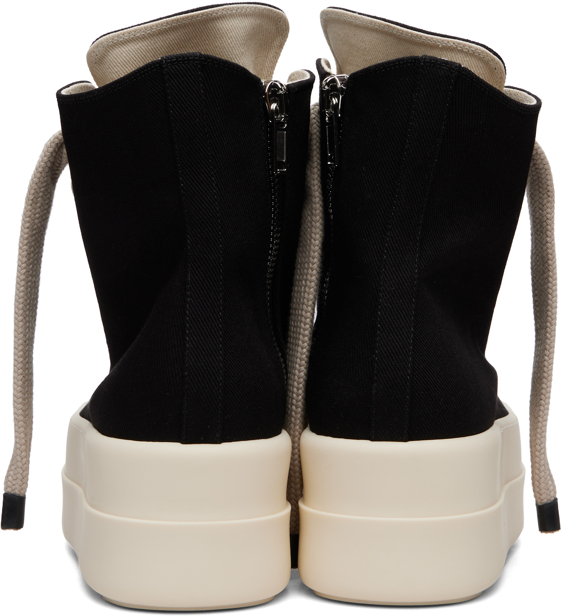 靴 RickOwens Drkshdw MEGABUMPER JUMBOLACE Rick Owens DRKSHDW: Black Tower Mega Bumper Jumbolace Sneaks