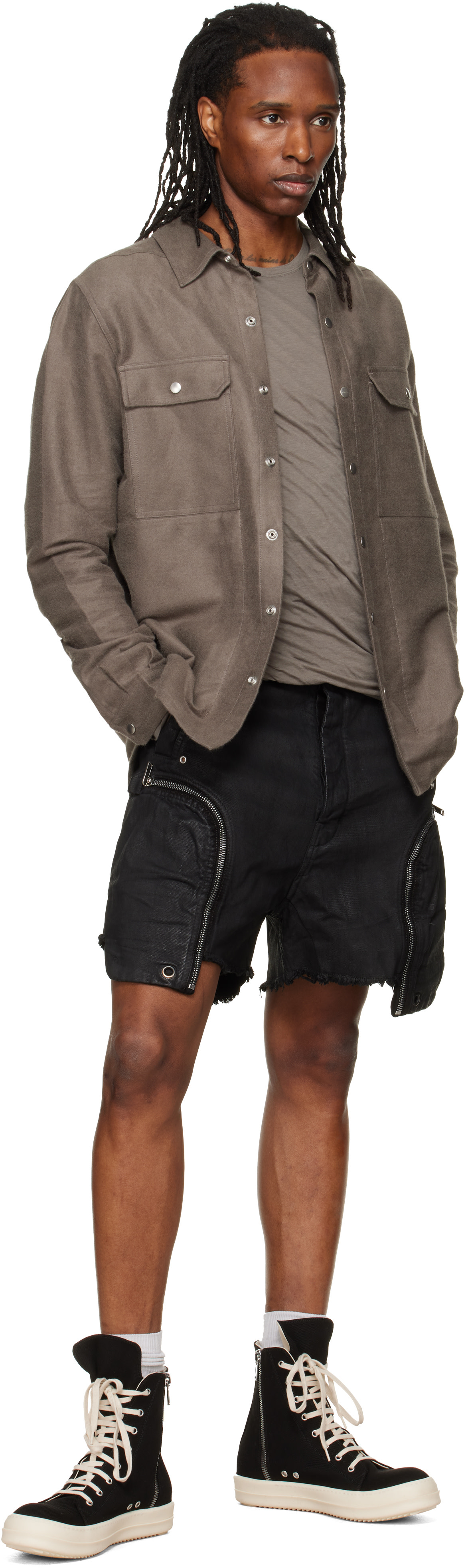 Rick Owens DRKSHDW: ブラック Tower Sneaks スニーカー | SSENSE 日本