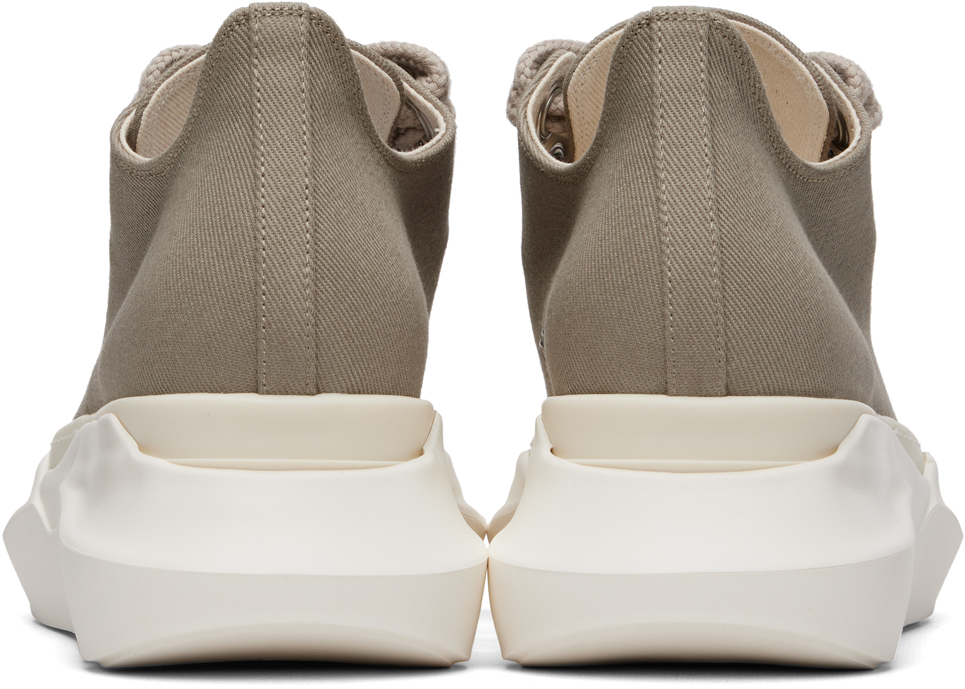 Rick Owens DRKSHDW: トープ Tower Jumbolace Abstract Low Sneaks