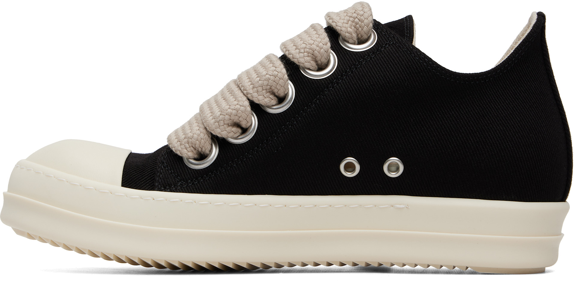 Rick Owens DRKSHDW: ブラック Tower Jumbolace Low Sneaks スニーカー 