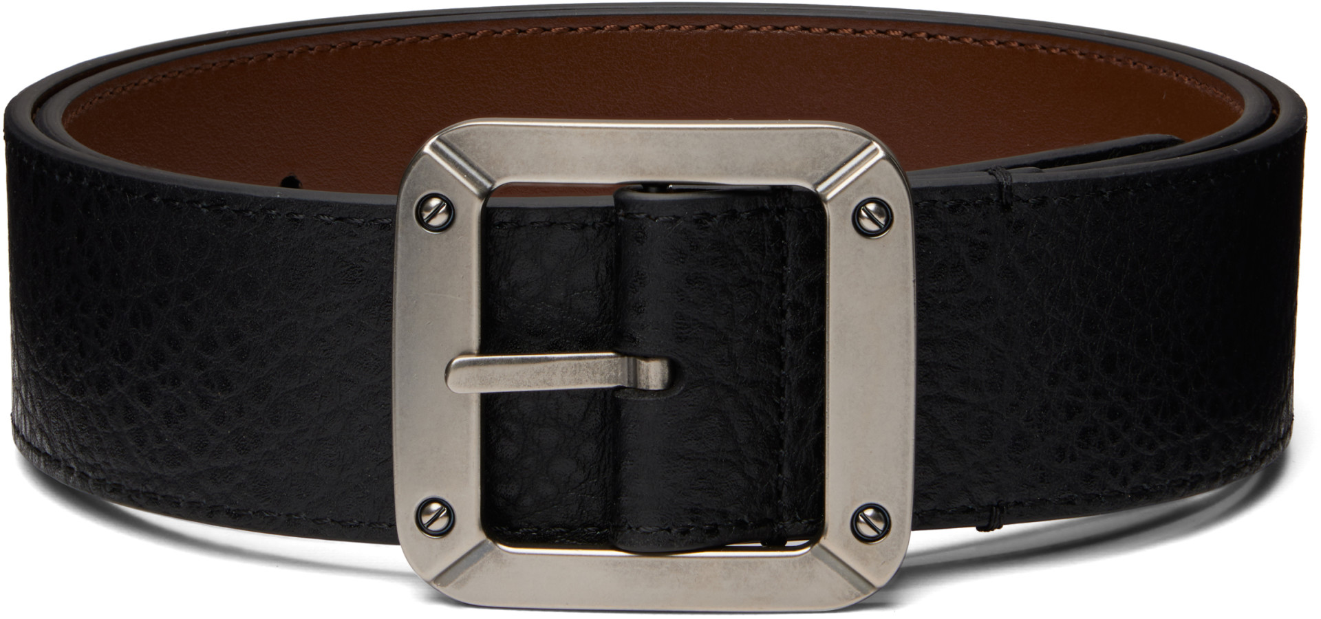 Acne Studios - Black Reversible Leather Belt