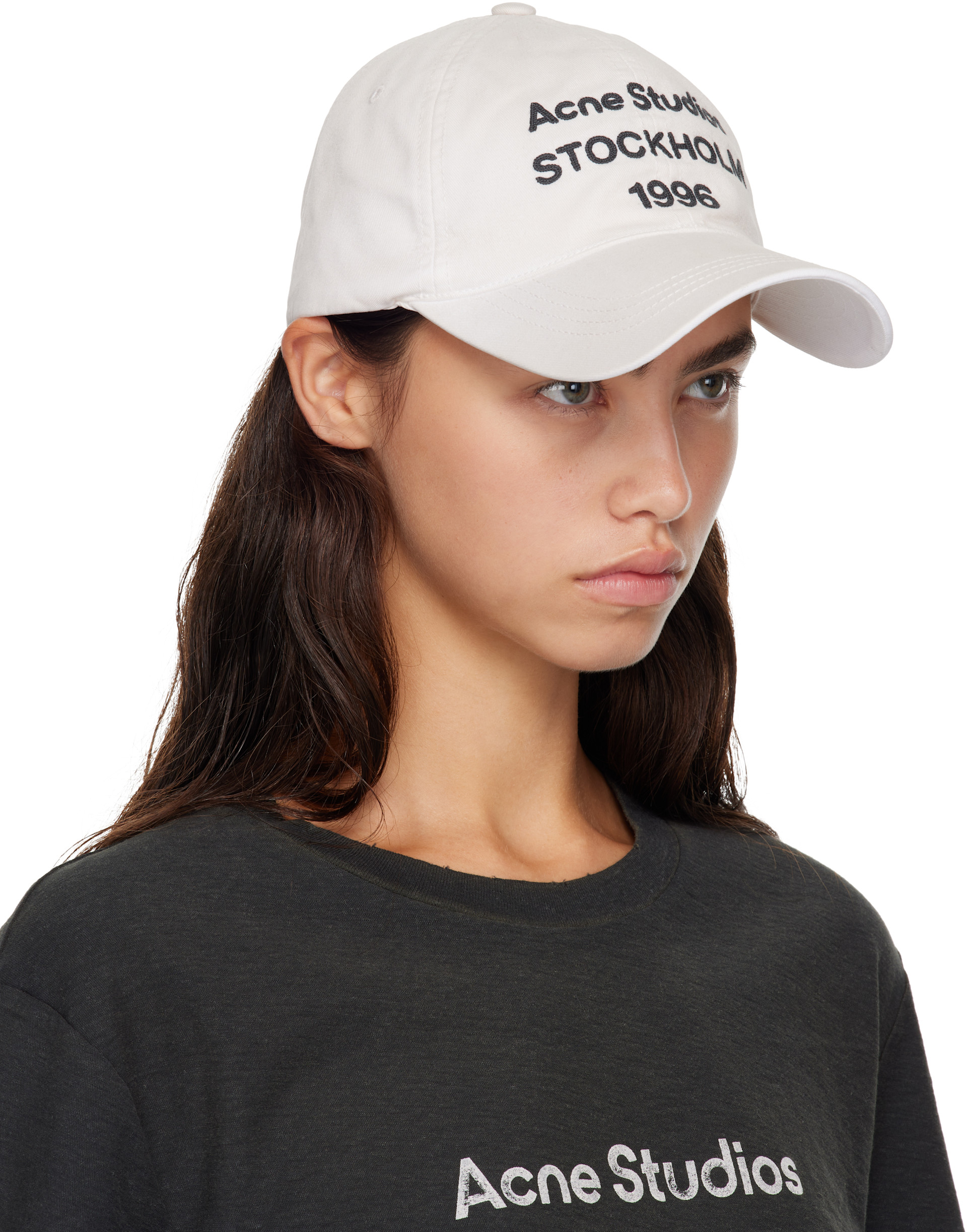 Acne Studios - Off-White '1996' Logo Baseball Cap