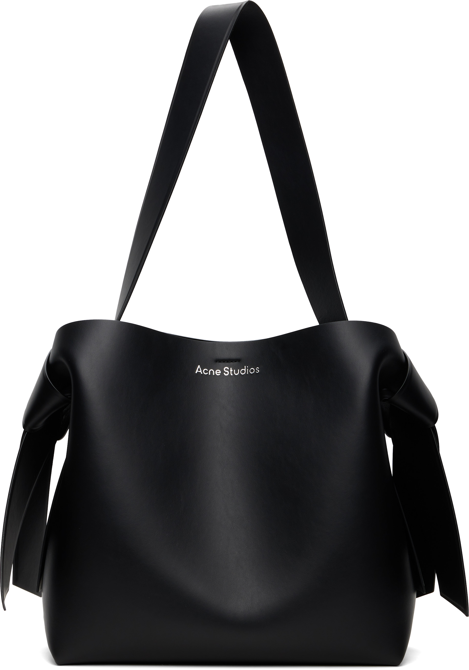 Acne Studios: Black Musubi Midi Shoulder Bag | SSENSE