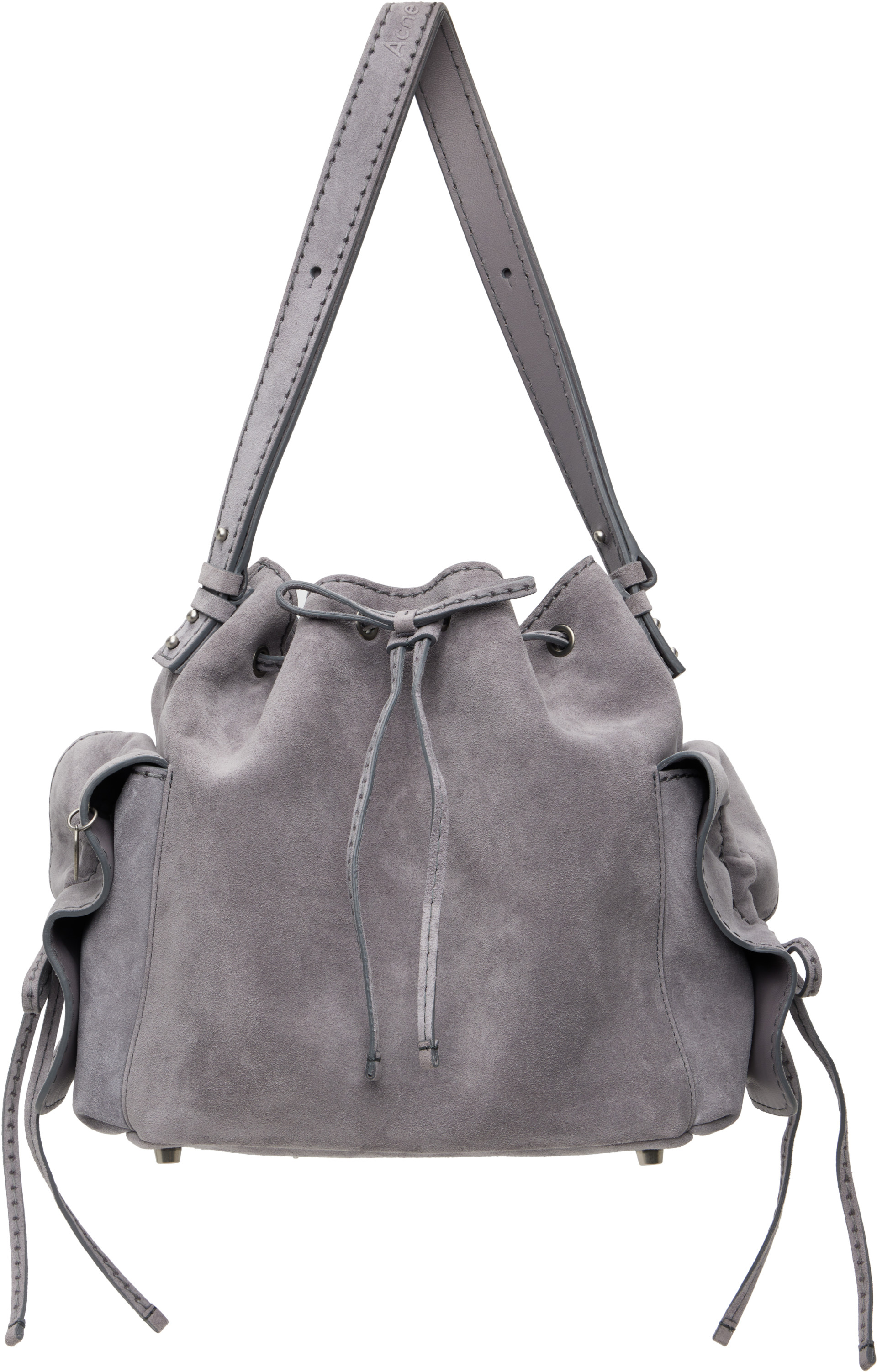 Acne Studios - Gray Multipocket Bucket Bag