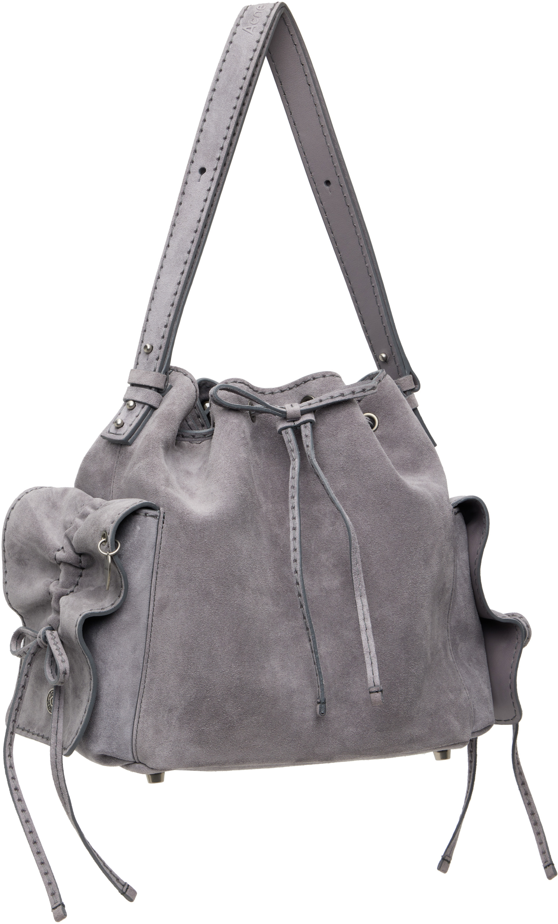Acne Studios - Gray Multipocket Bucket Bag