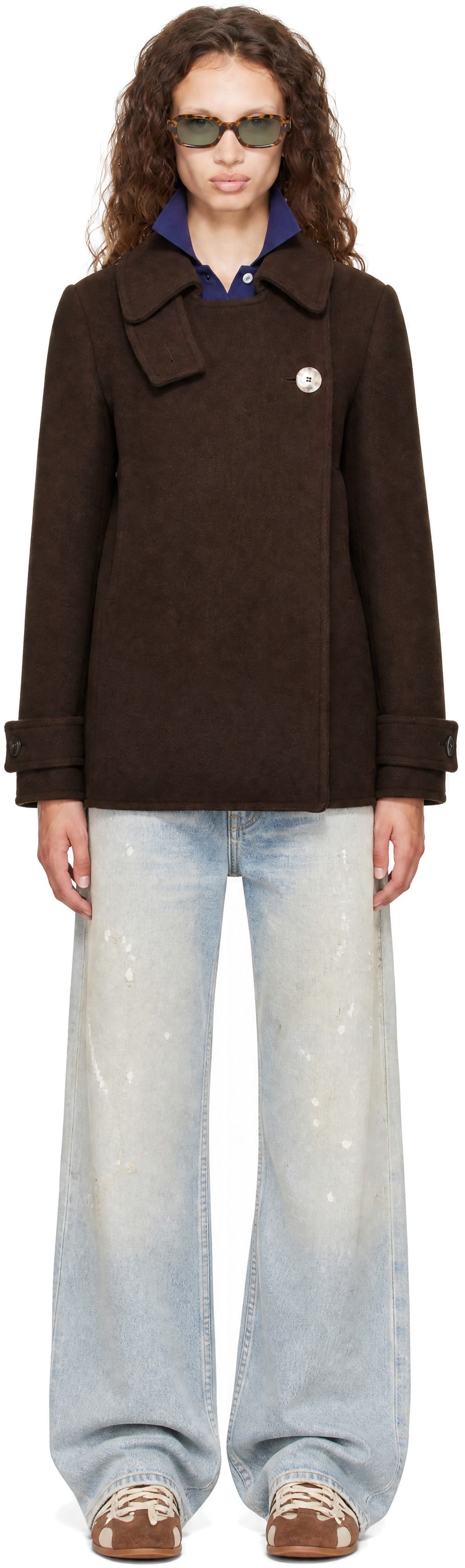 Acne Studios - Brown Single-Breasted Wool Jacket