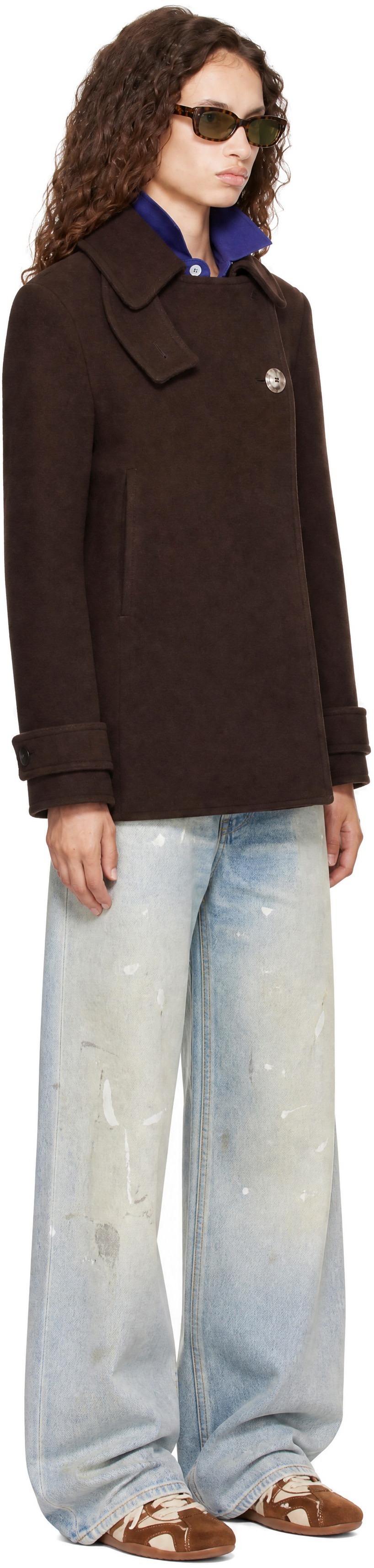 Acne Studios - Brown Single-Breasted Wool Jacket