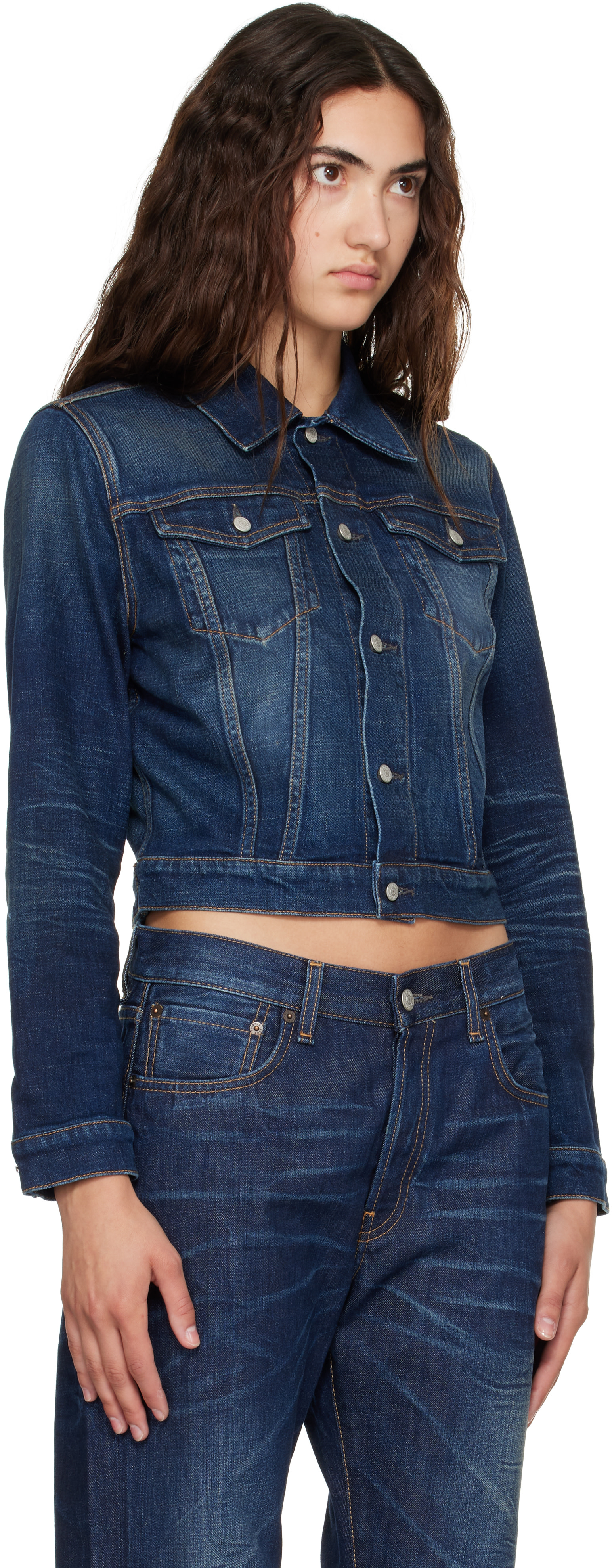 Acne Studios - Blue Fitted Denim Jacket