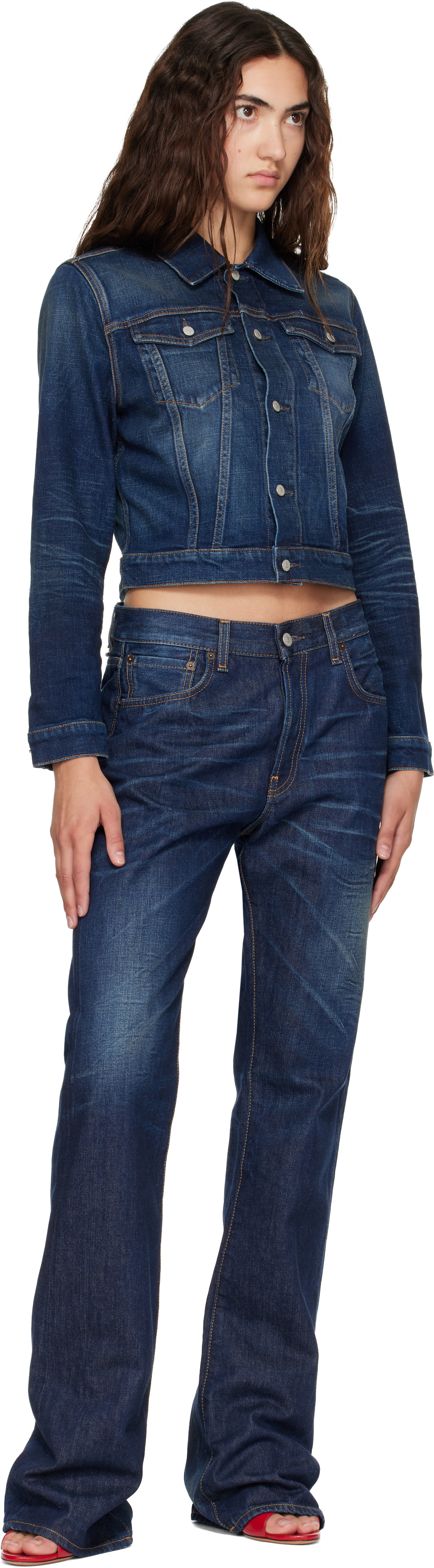 Acne Studios - Blue Fitted Denim Jacket