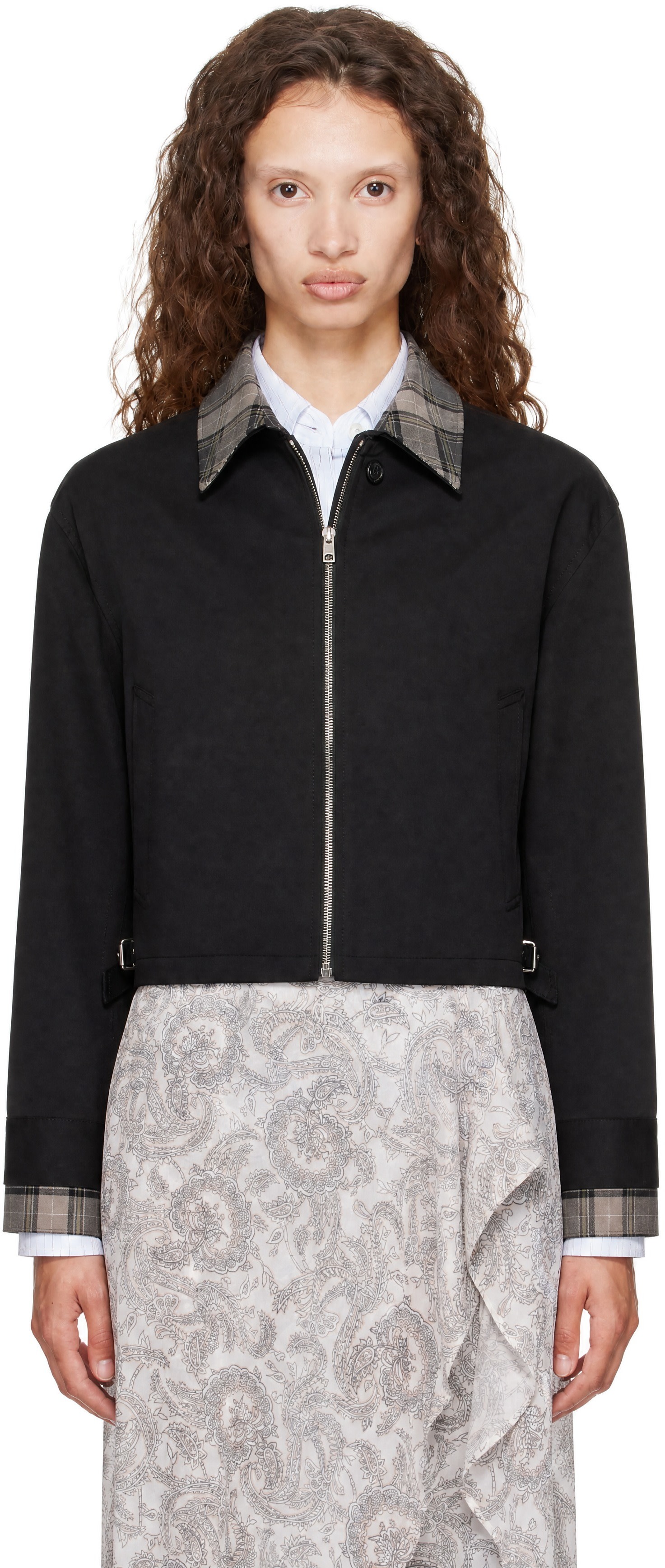 Acne Studios - Black Layered Garbardine Jacket