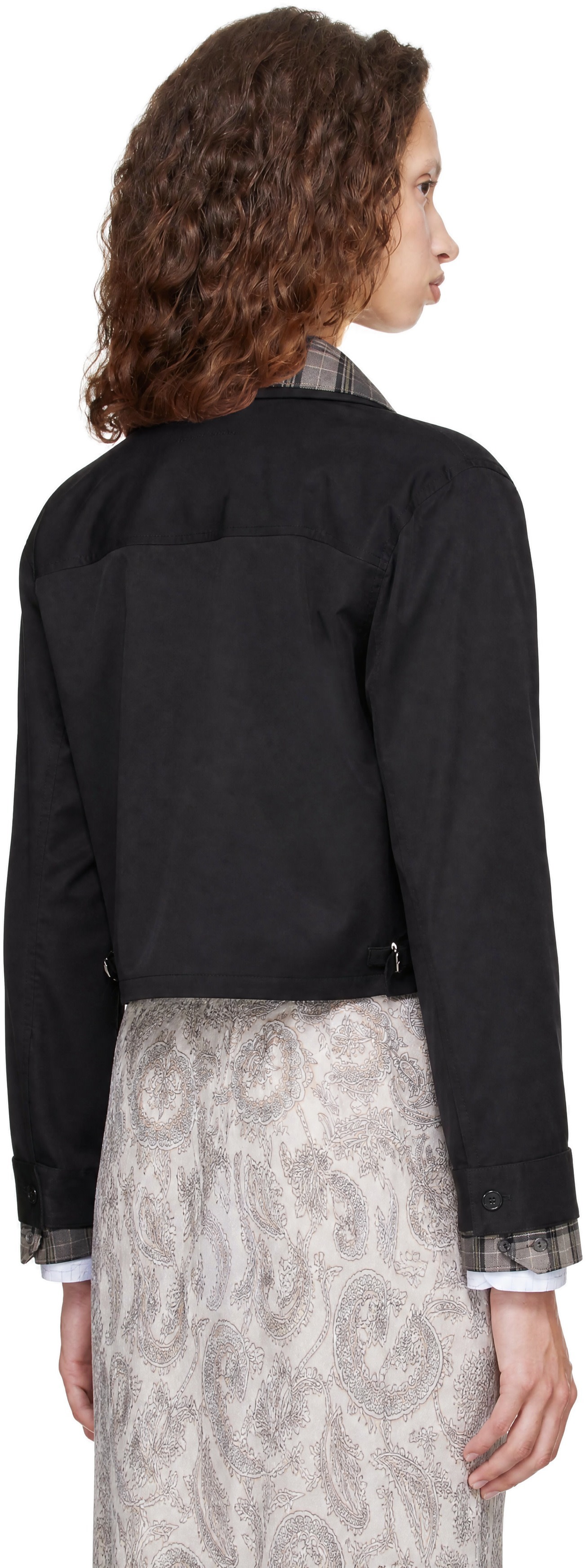 Acne Studios - Black Layered Garbardine Jacket