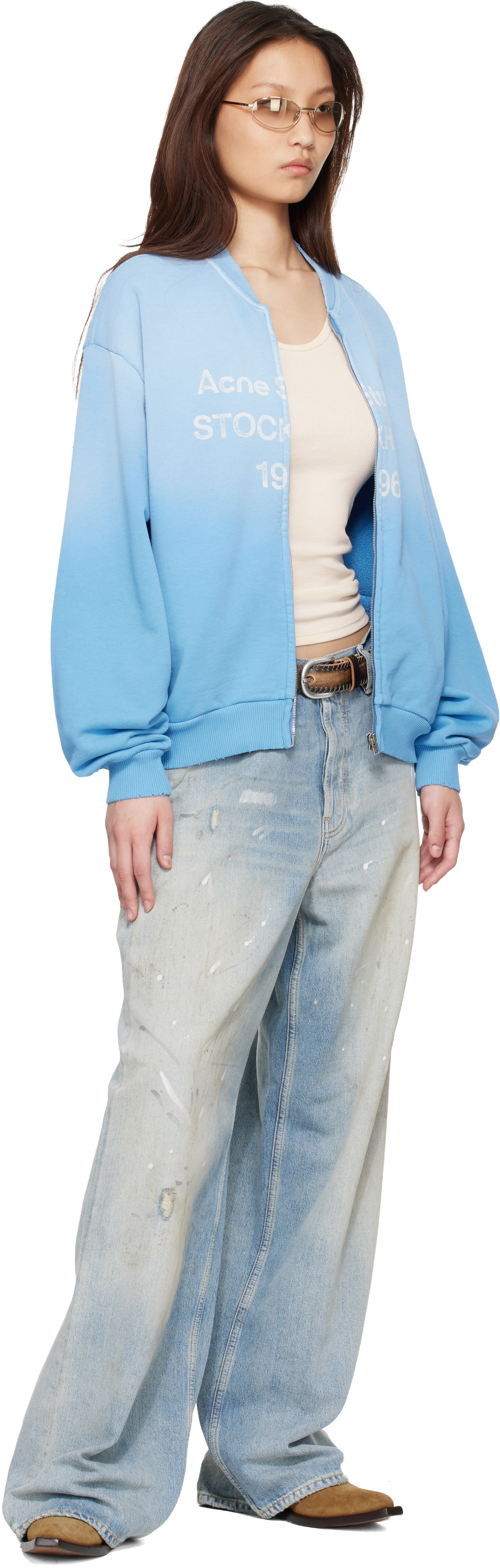 Acne Studios - Jean décontracté 1981 bleu