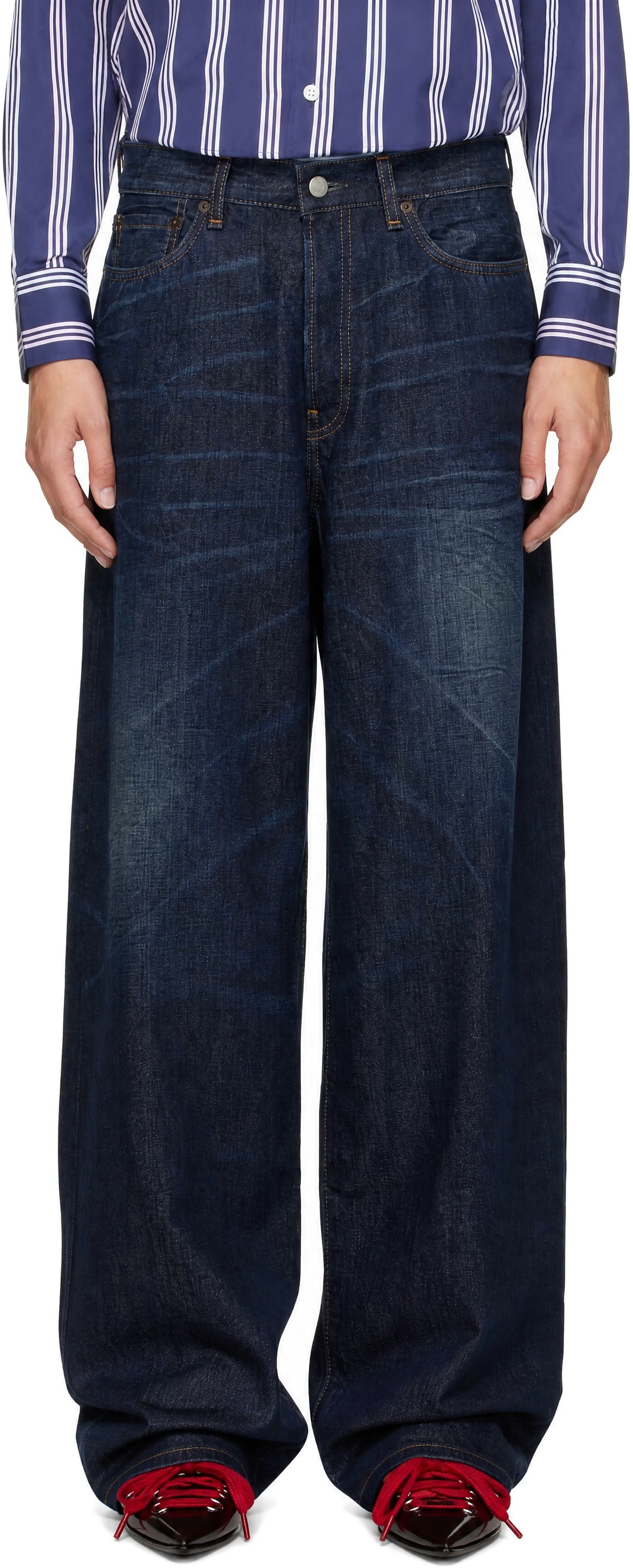 Acne Studios - Jean décontracté 1981 bleu