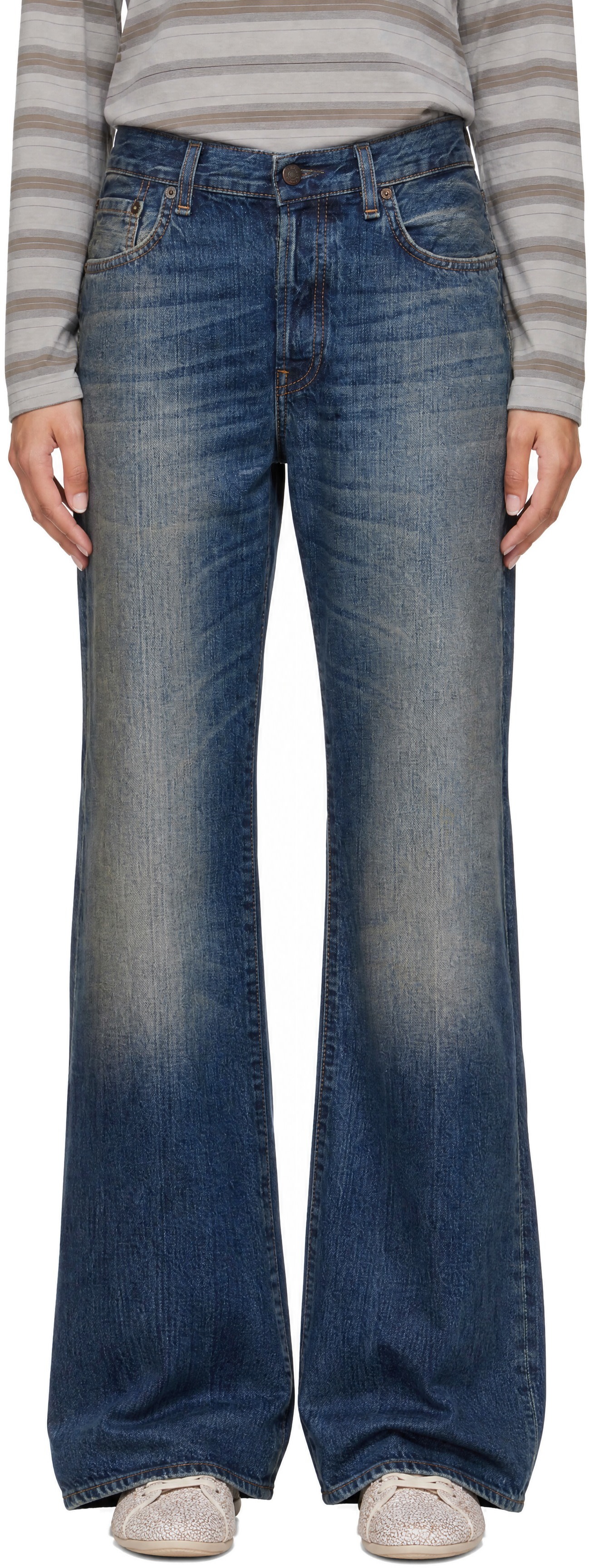 Acne Studios - Jean droit 2009F bleu