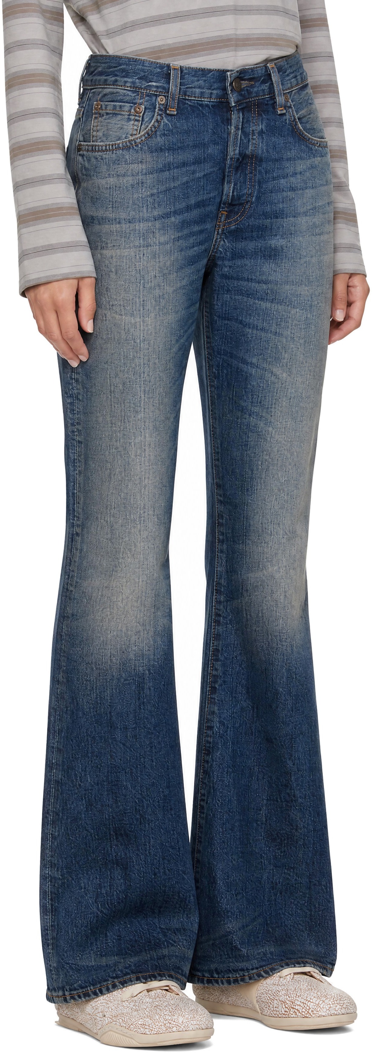 Acne Studios - Jean droit 2009F bleu