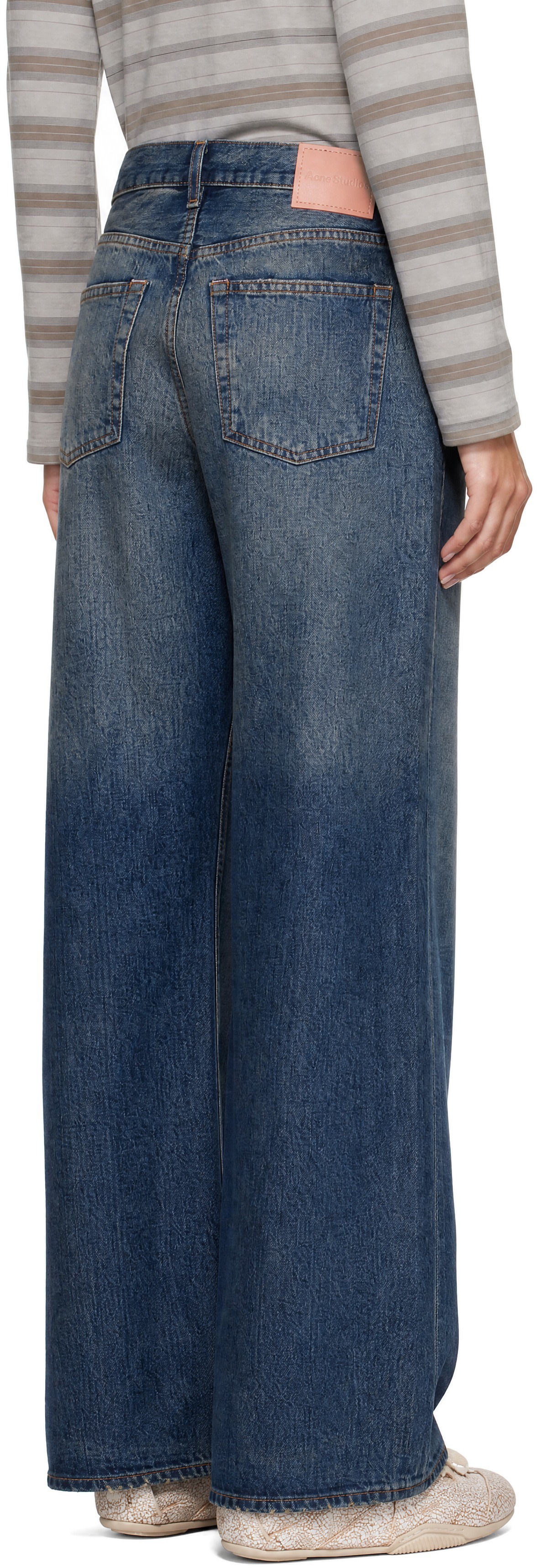 Acne Studios - Jean droit 2009F bleu