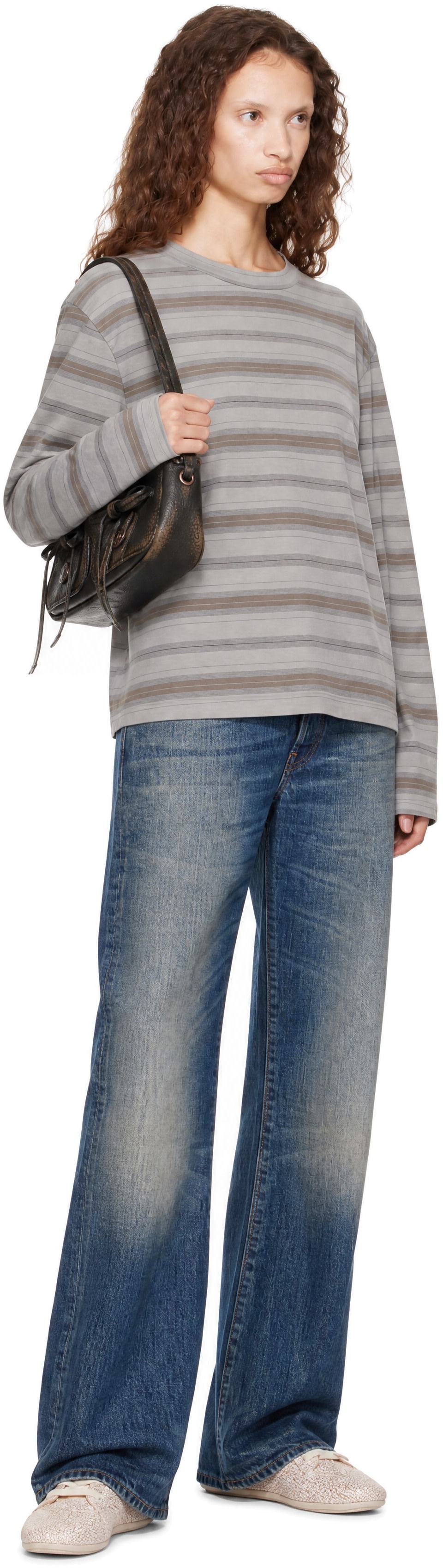 Acne Studios - Jean droit 2009F bleu