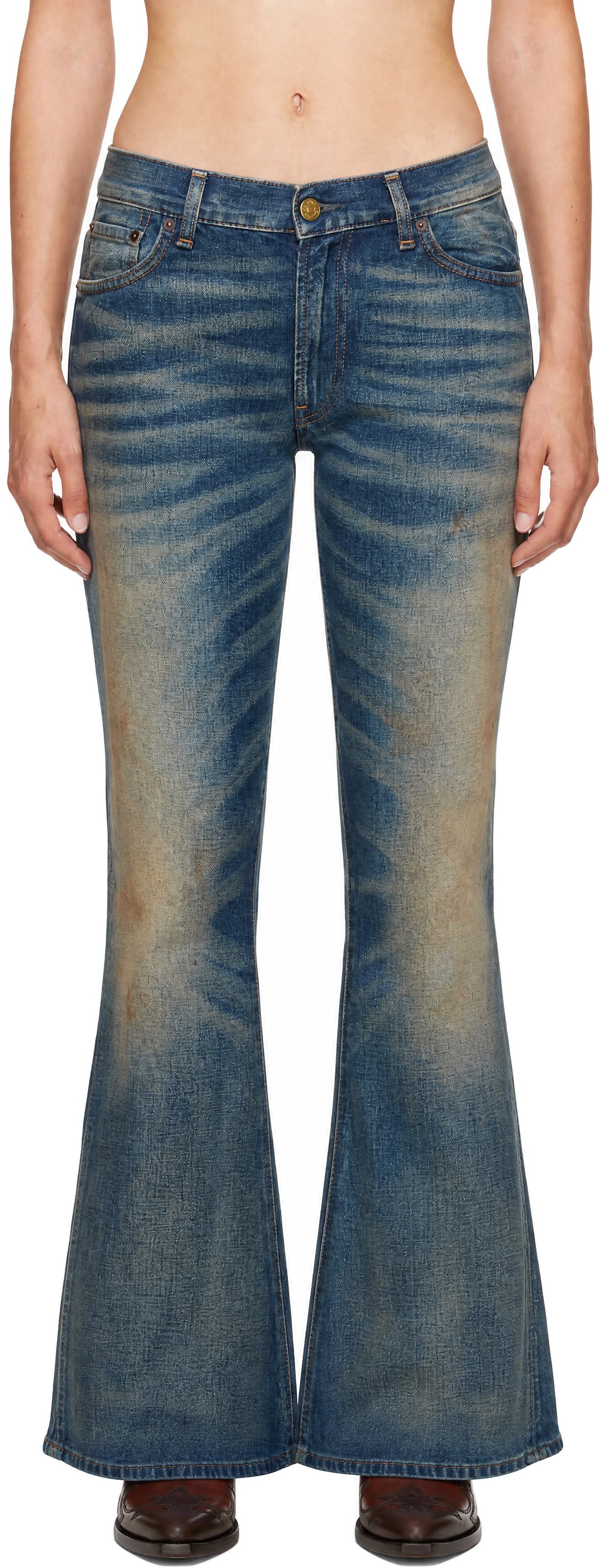 Acne Studios - Jean ajusté 2025F bleu