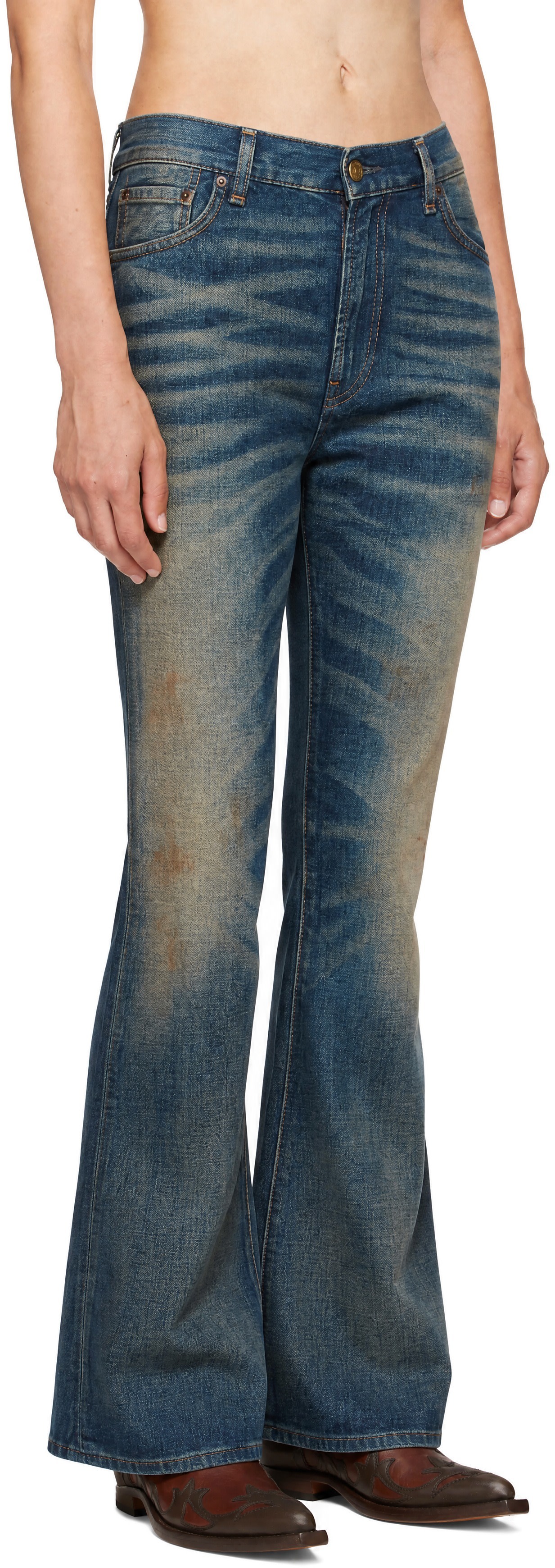 Acne Studios - Jean ajusté 2025F bleu