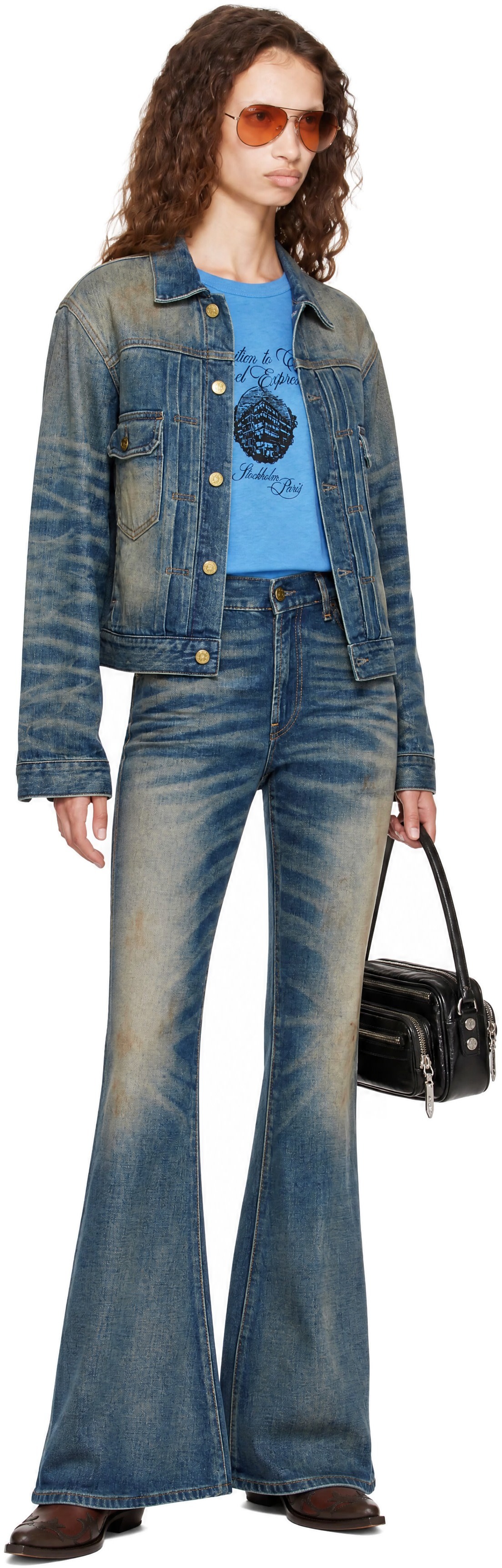 Acne Studios - Jean ajusté 2025F bleu