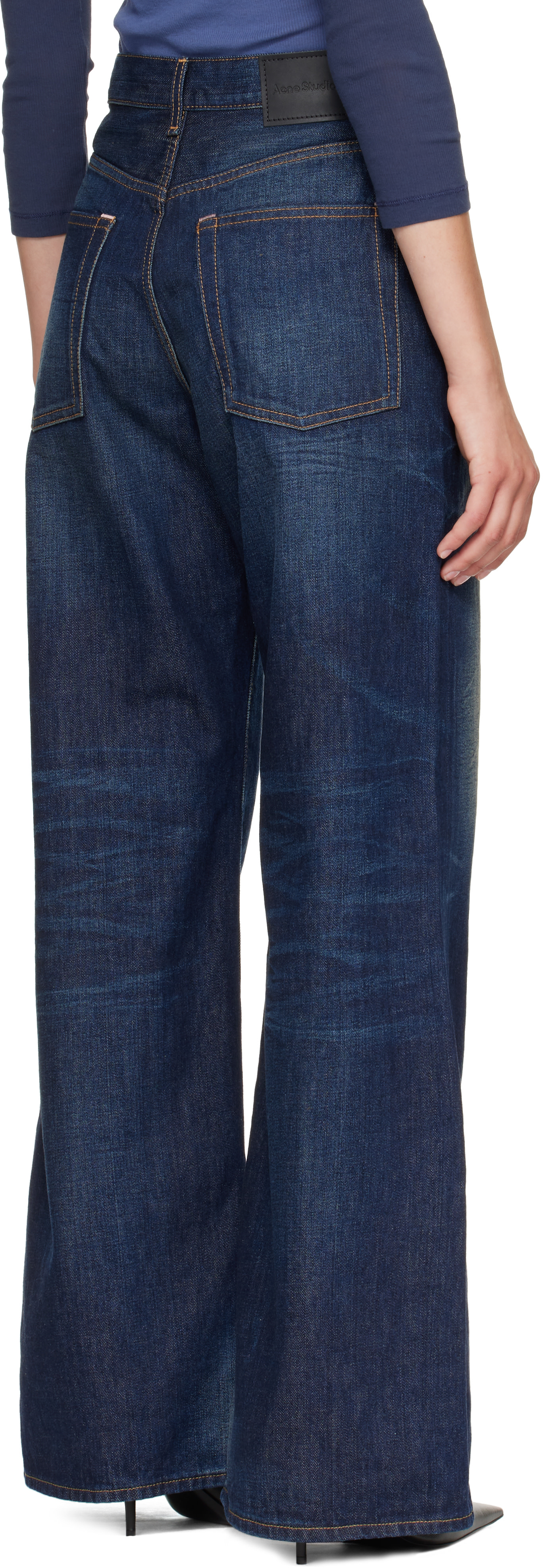 Acne Studios - Jean 2022F bleu à coupe classique