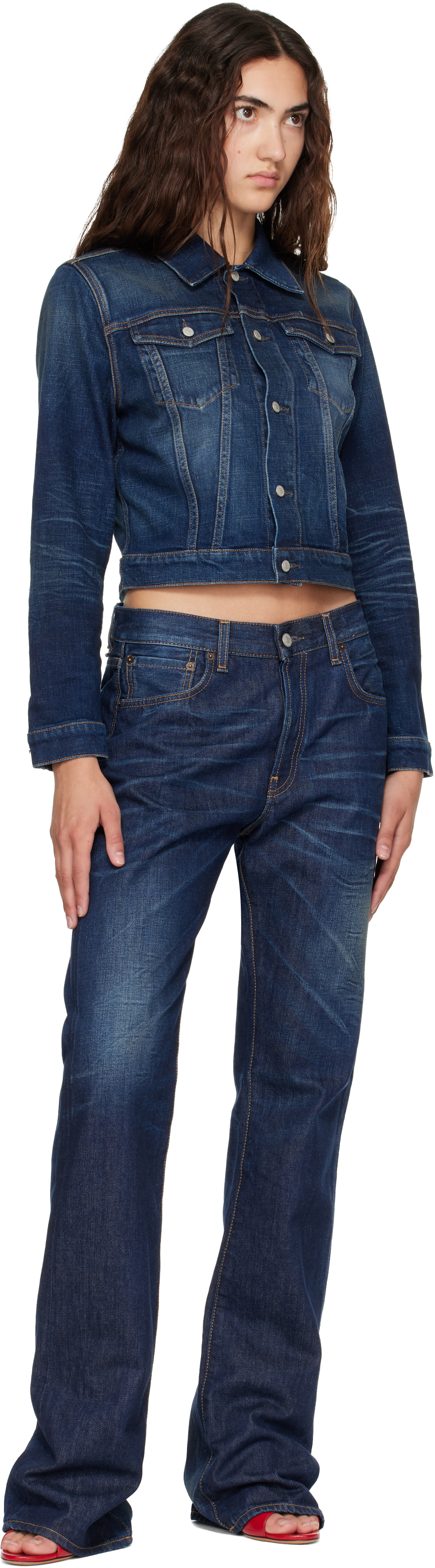 Acne Studios - Jean 2009F bleu à coupe classique